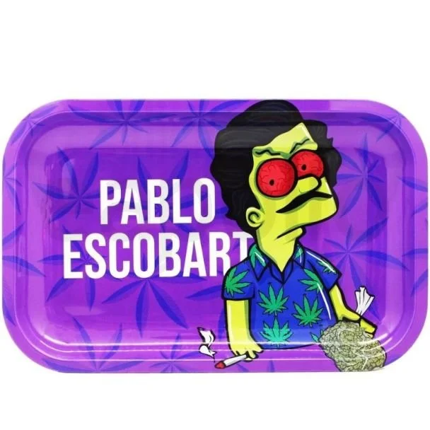 SMK Arsenal Medium Metal Tray - Pablo Escobart (28cm x 18cm)