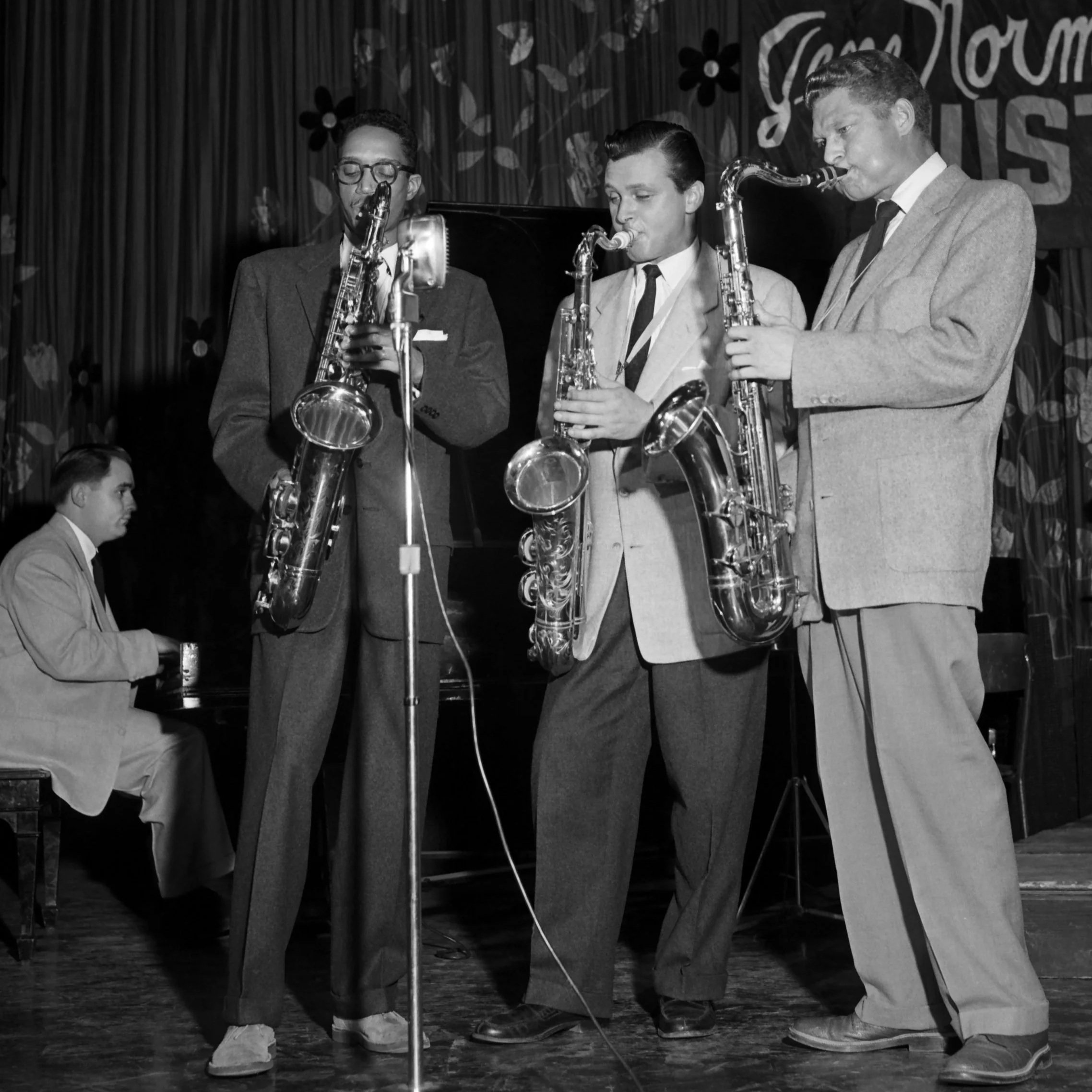 Zoot Sims, Stan Getz and Wardell Gray
