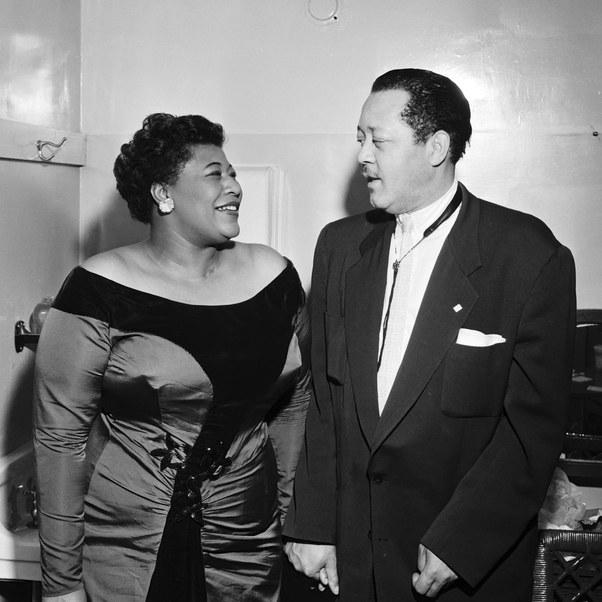 Ella Fitzgerald and Lester Young