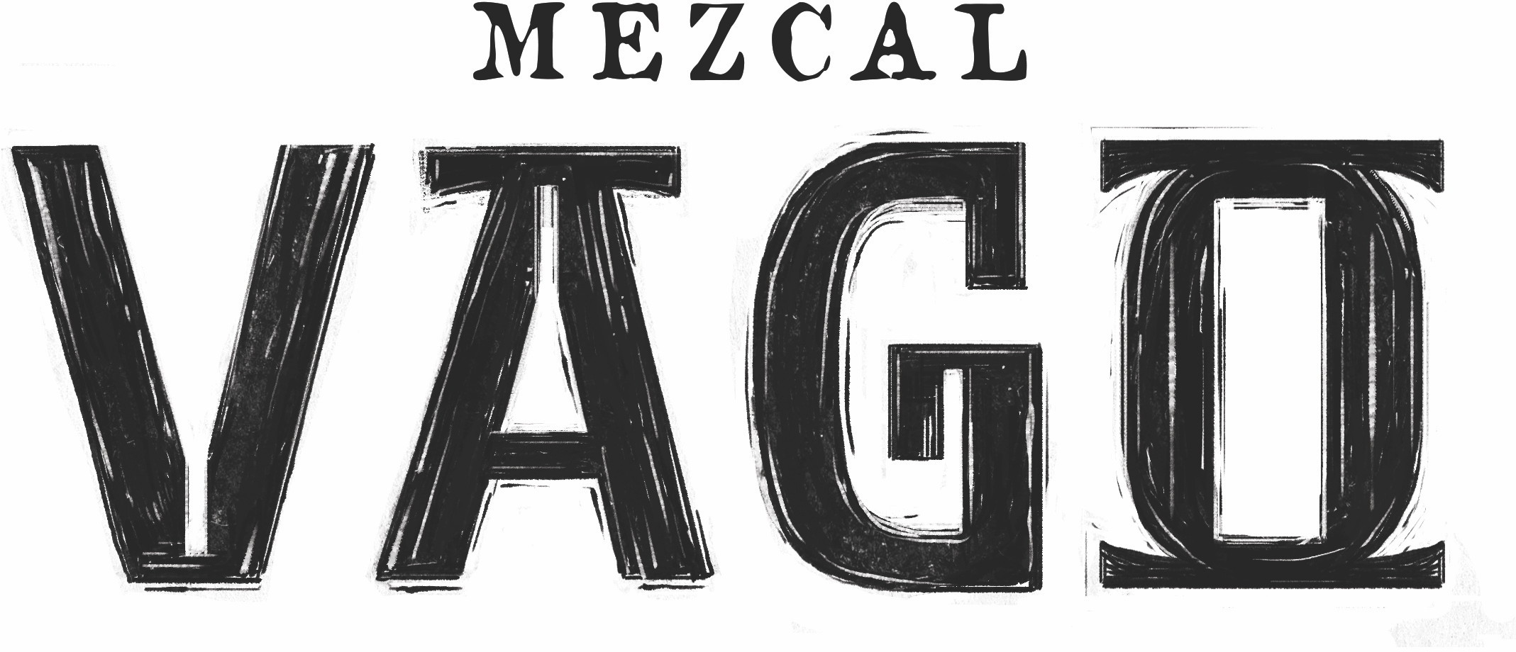 Text reading 'MEZCAL WASTE' with a stylized design.