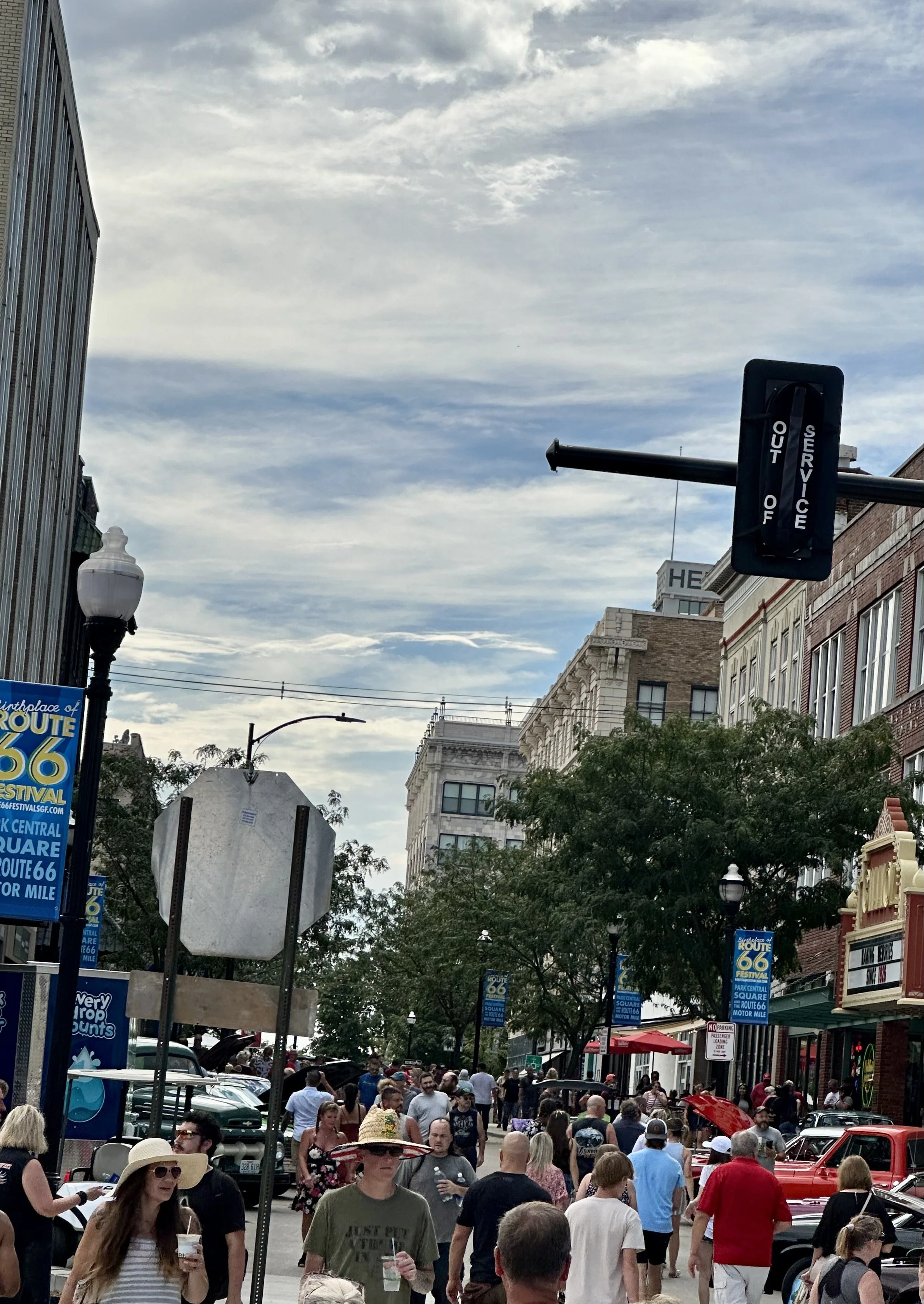 Image of Park Central East During the Birthplace of Route 66 Festival