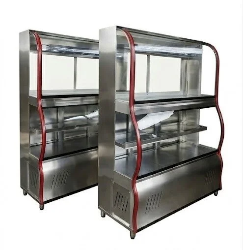 Vitrina exhibidora vertical refrigerada