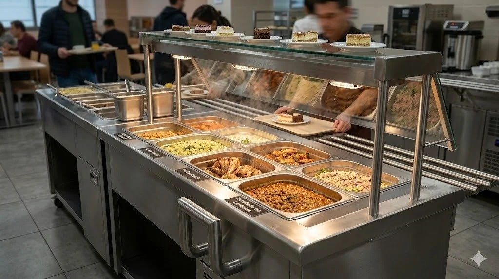 Buffet de Línea Caliente (Calor Húmido)