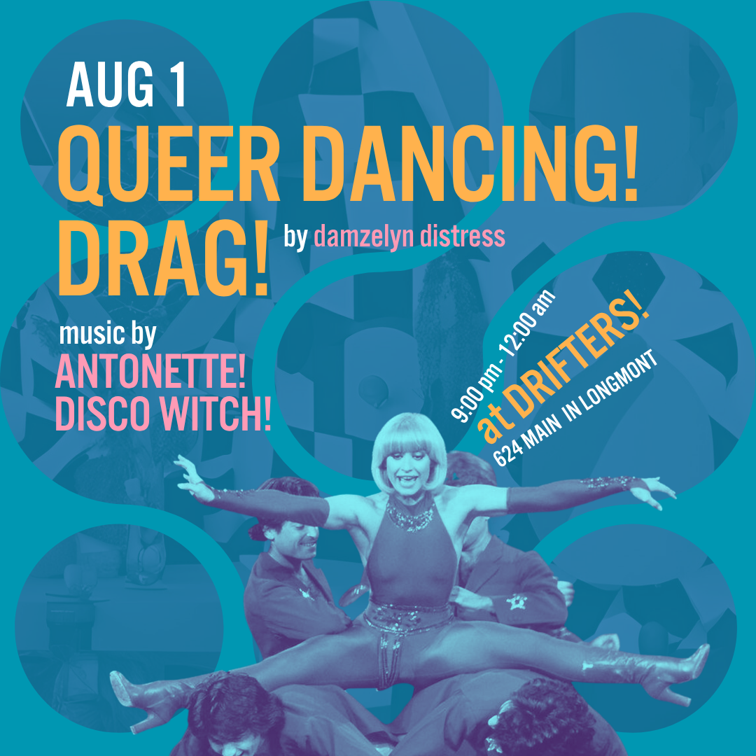 Dj Disco Witch featuring Antonette &amp; New local Drag Queen, Damzelyn Distress 