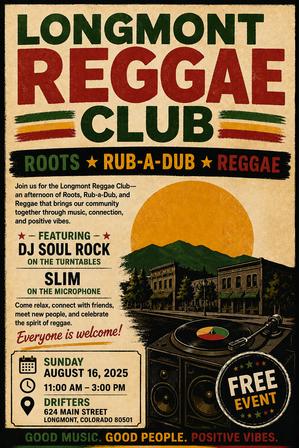 Reggae Club ft DJ SOUL ROCK & SLIM