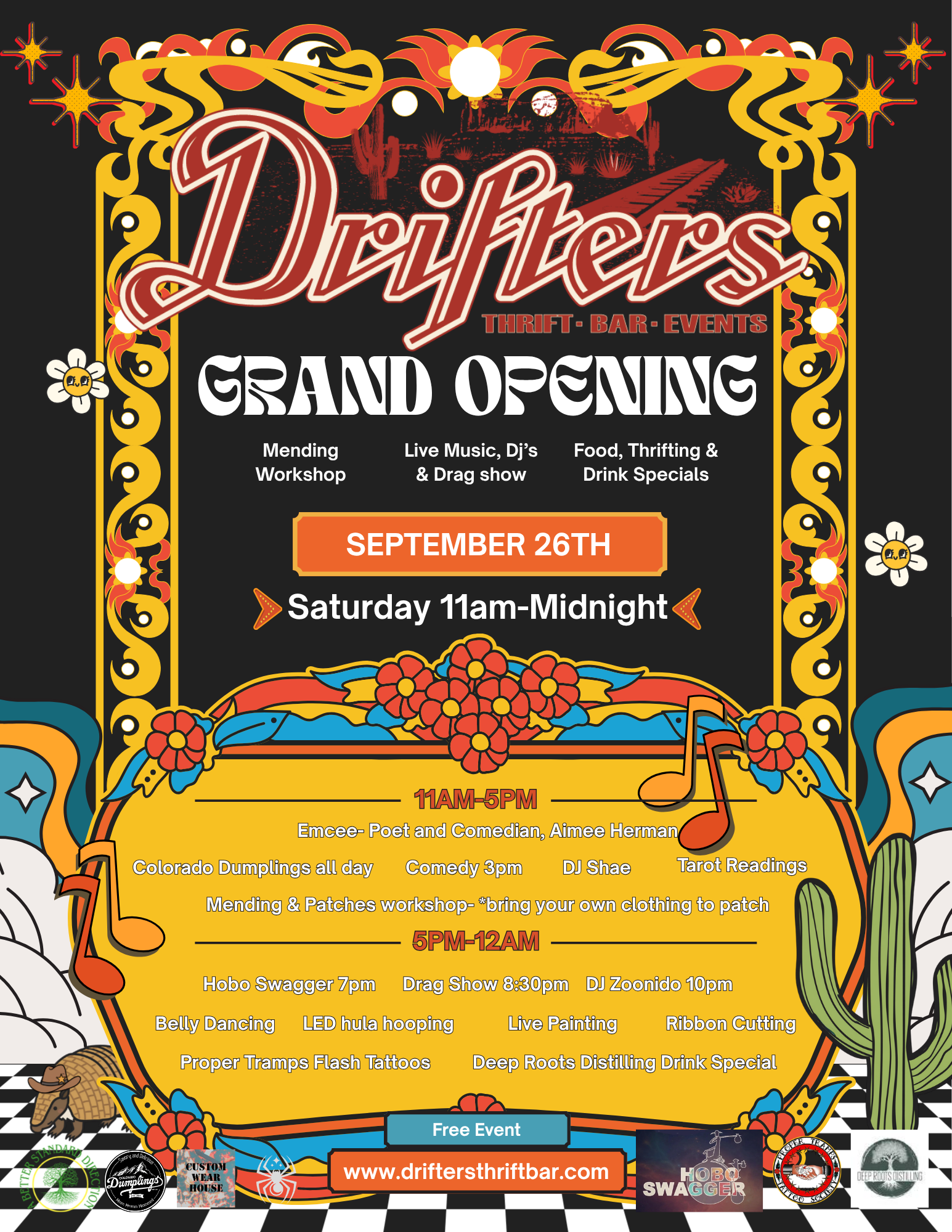 Drifters GRAND OPENING PARTY