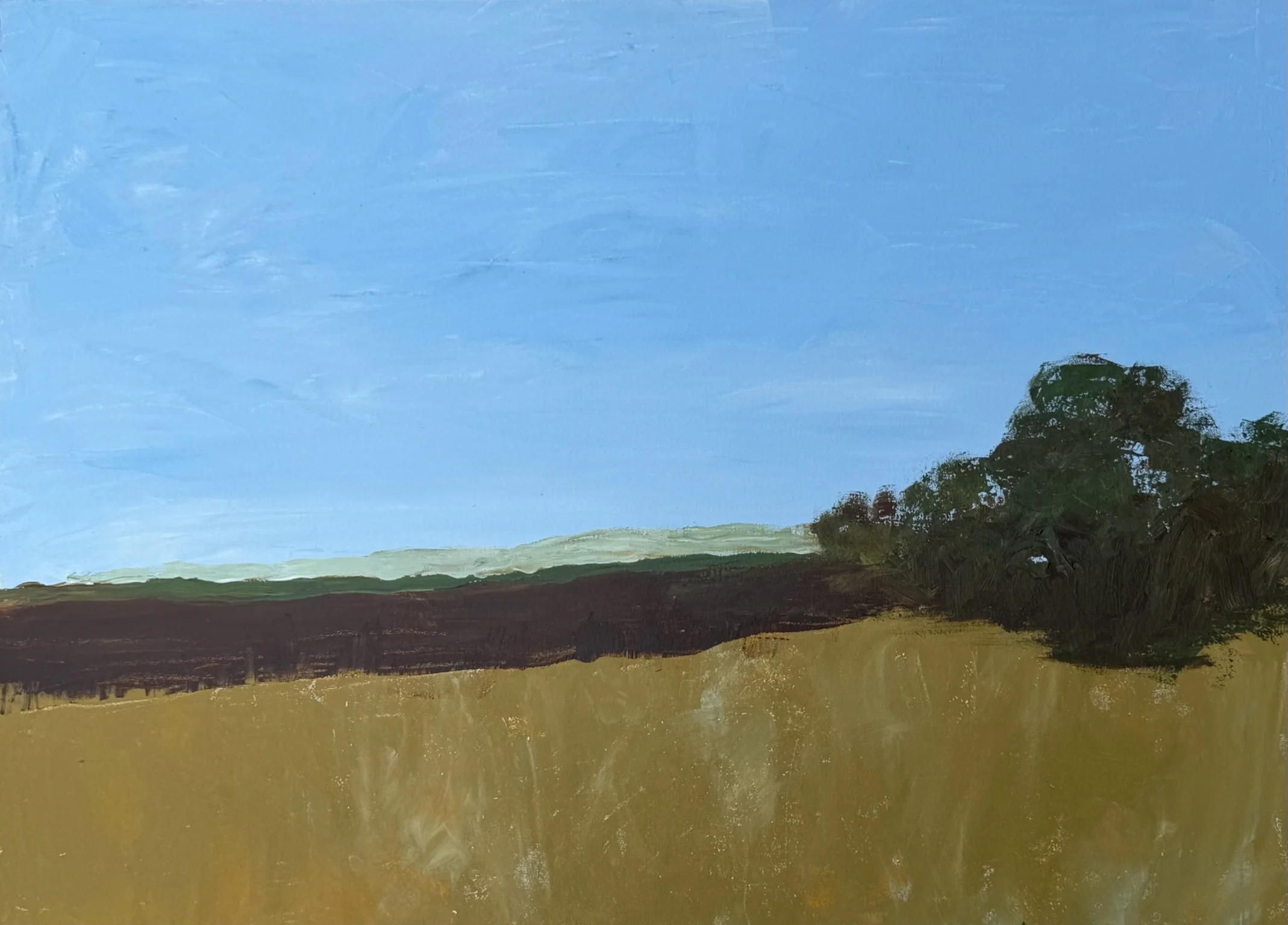 Hometown - $2,000 - Original on canvas - 2'x3'