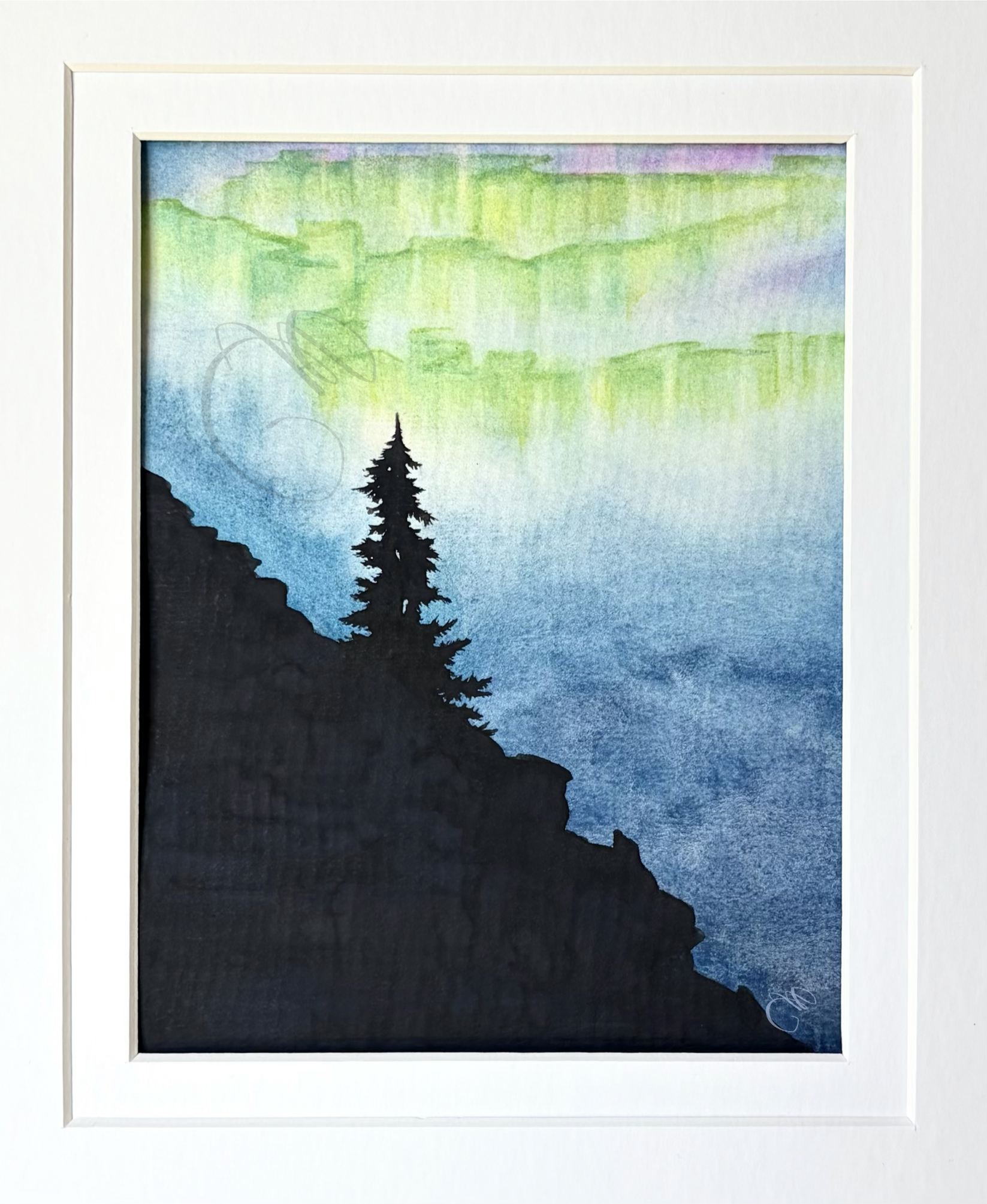 Look Up - Luke 21:28 - $450 - 
Original Watercolor Matted - 
6.5"x8"