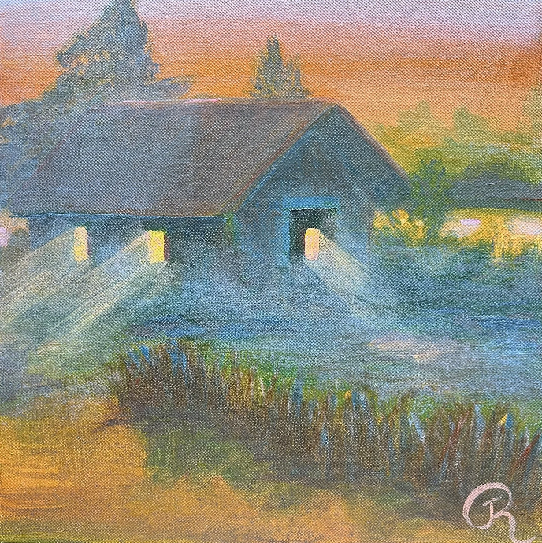 Abide with Me - SOLD - Acrylic on canvas