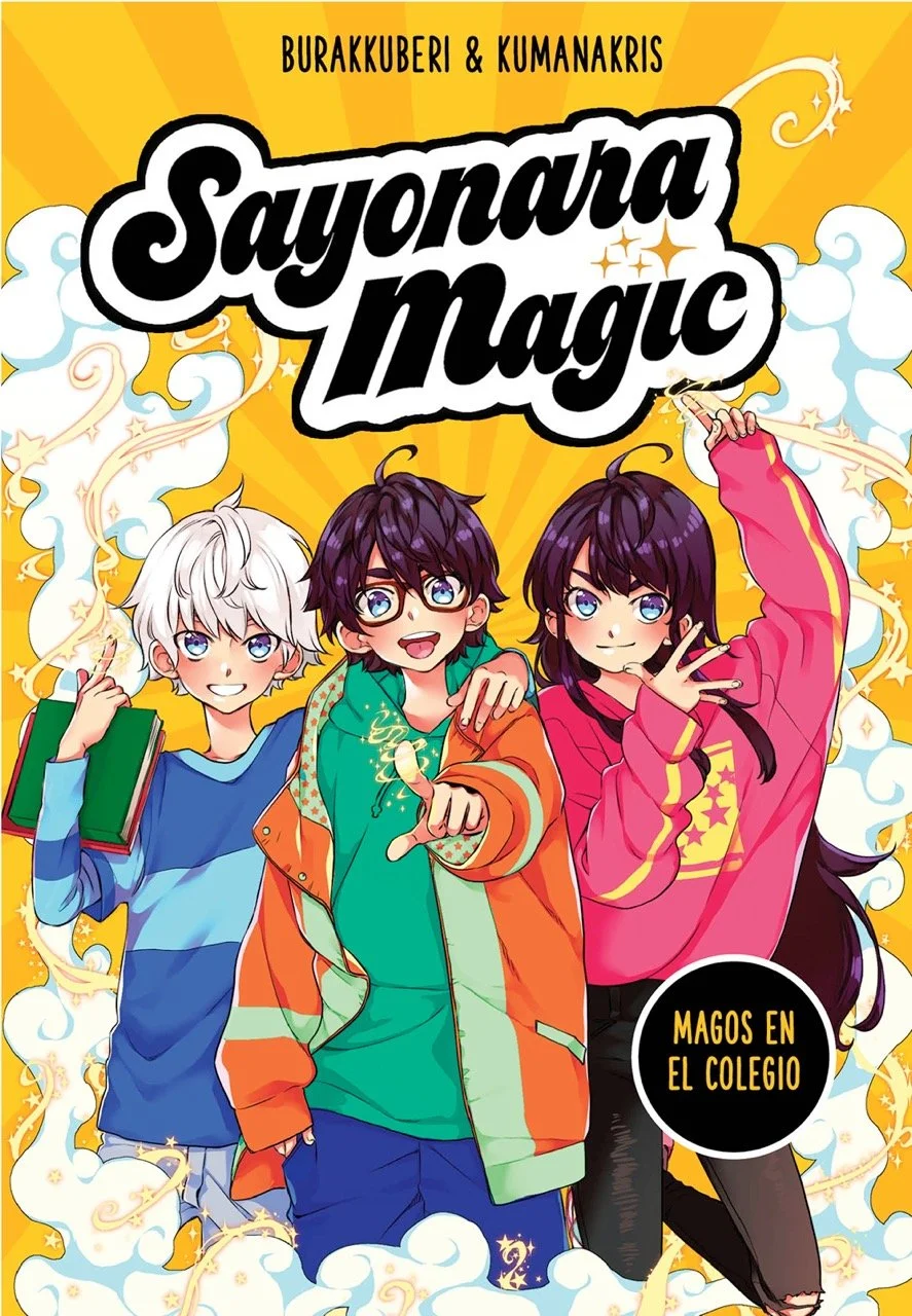 La portada del libro "Sayonara Magic 1. Magos en el colegio"