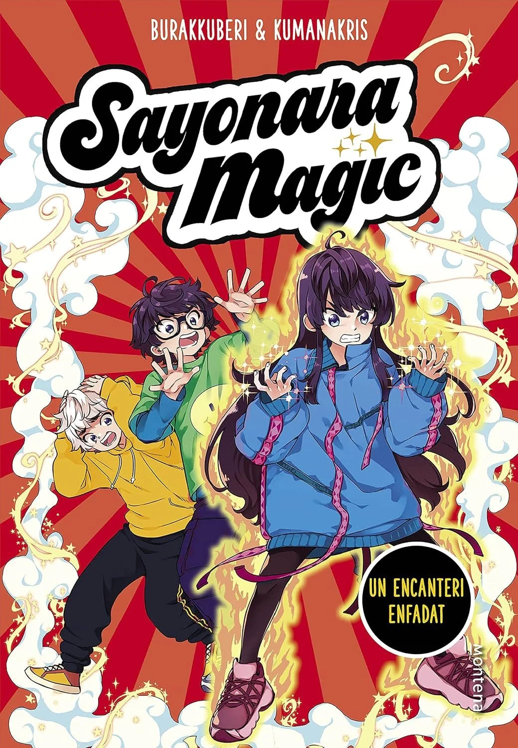 La portada en catalán de "Sayonara Magic 4. Un enfado hechizado"