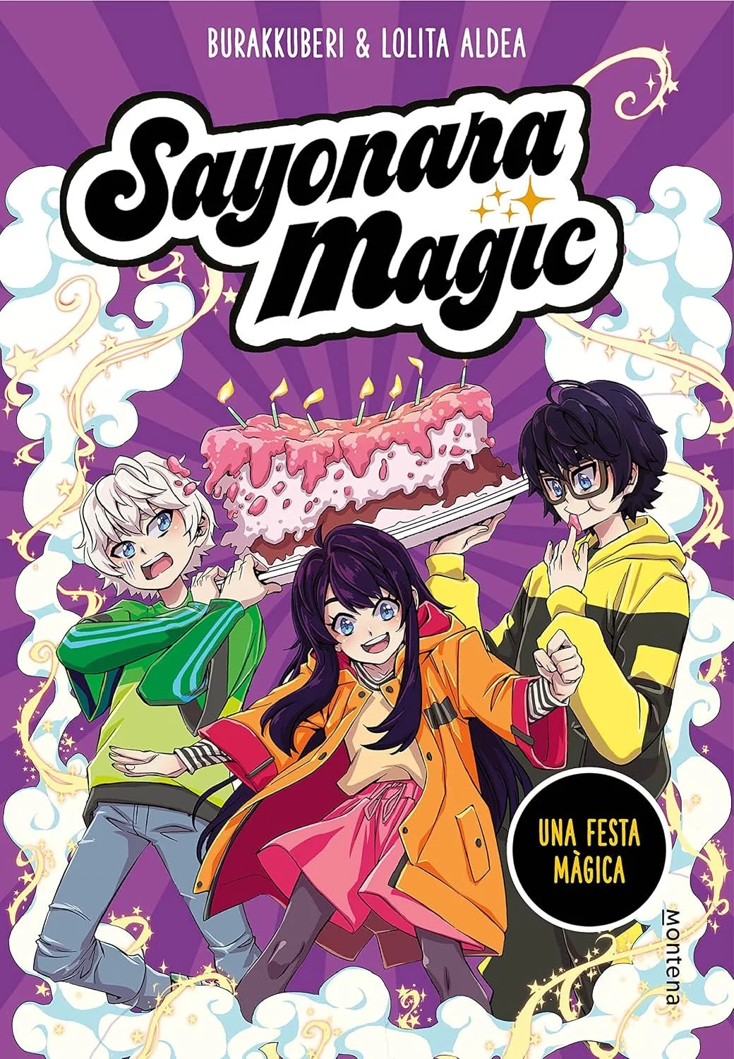 La portada en catalán de "Sayonara Magic 5. Una fiesta mágica"