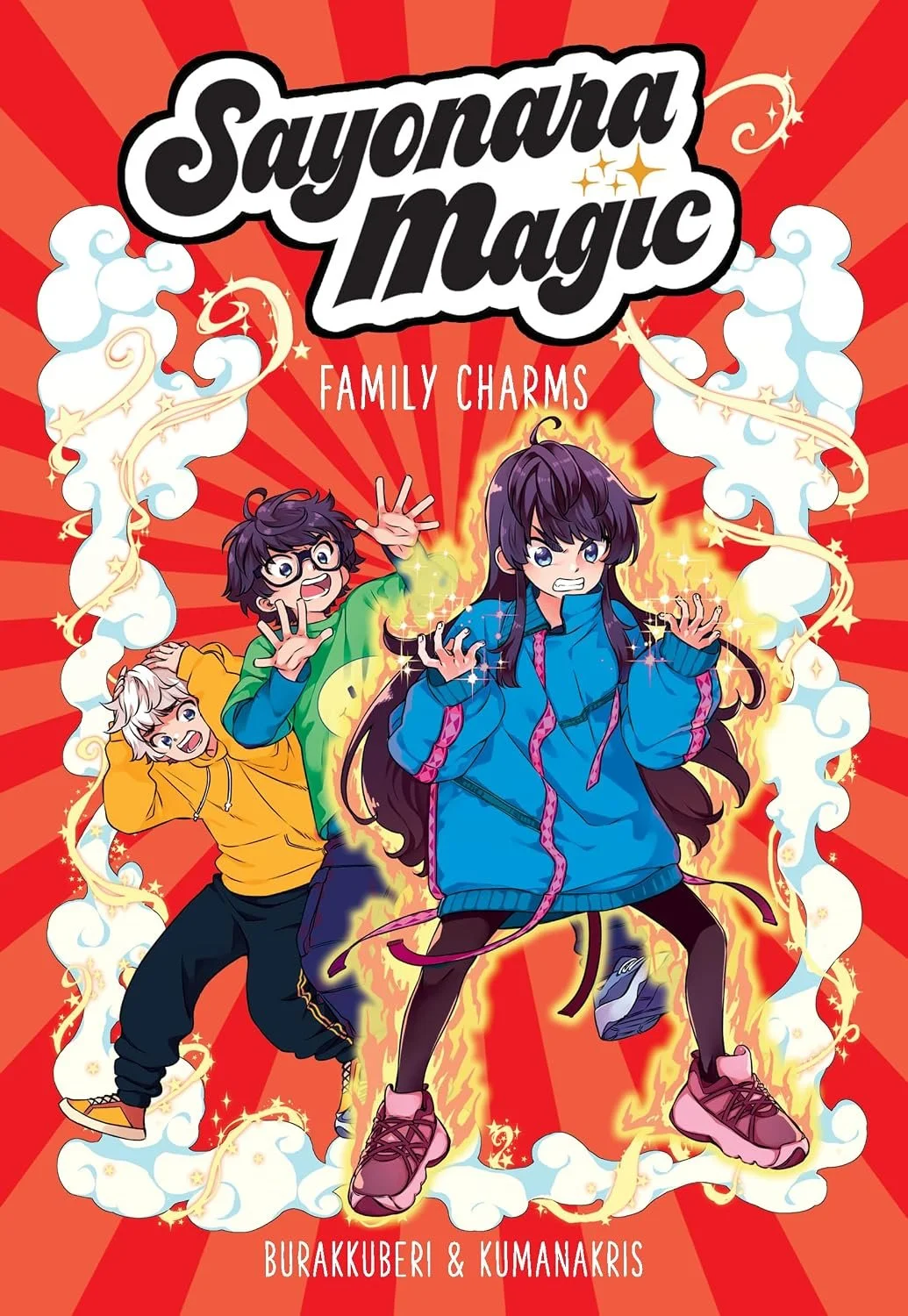 La portada en inglés de "Sayonara Magic. Family charms"