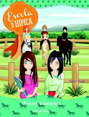 La portada del libro "Escola d'hípica 5: Proves d'amistat"