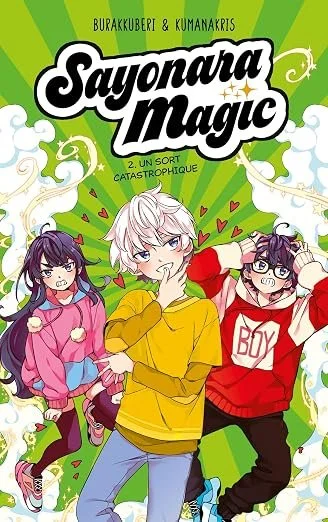 La portada en francés de "Sayonara magic 2. Un hechizo accidentado"