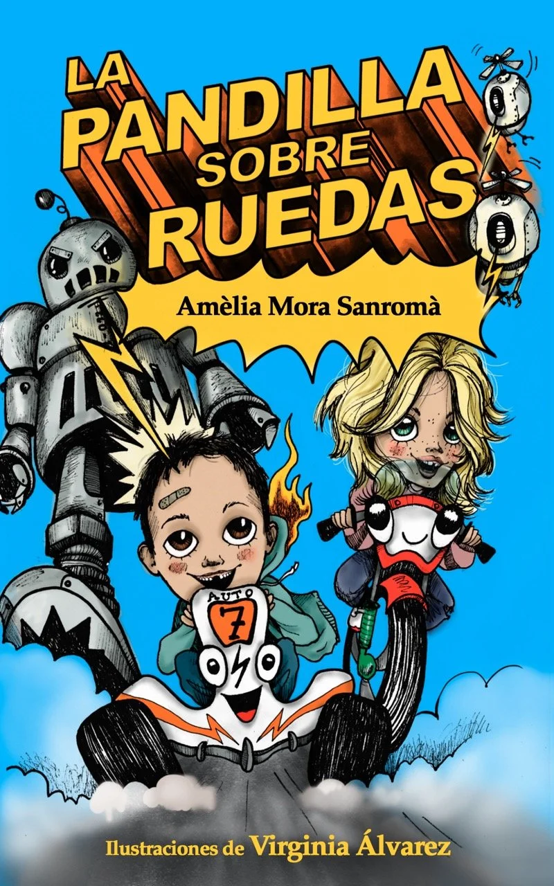 La portada de "La pandilla sobre ruedas"