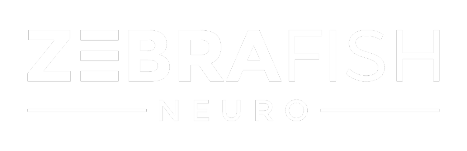 ZebraFish Neuro logo in black and white