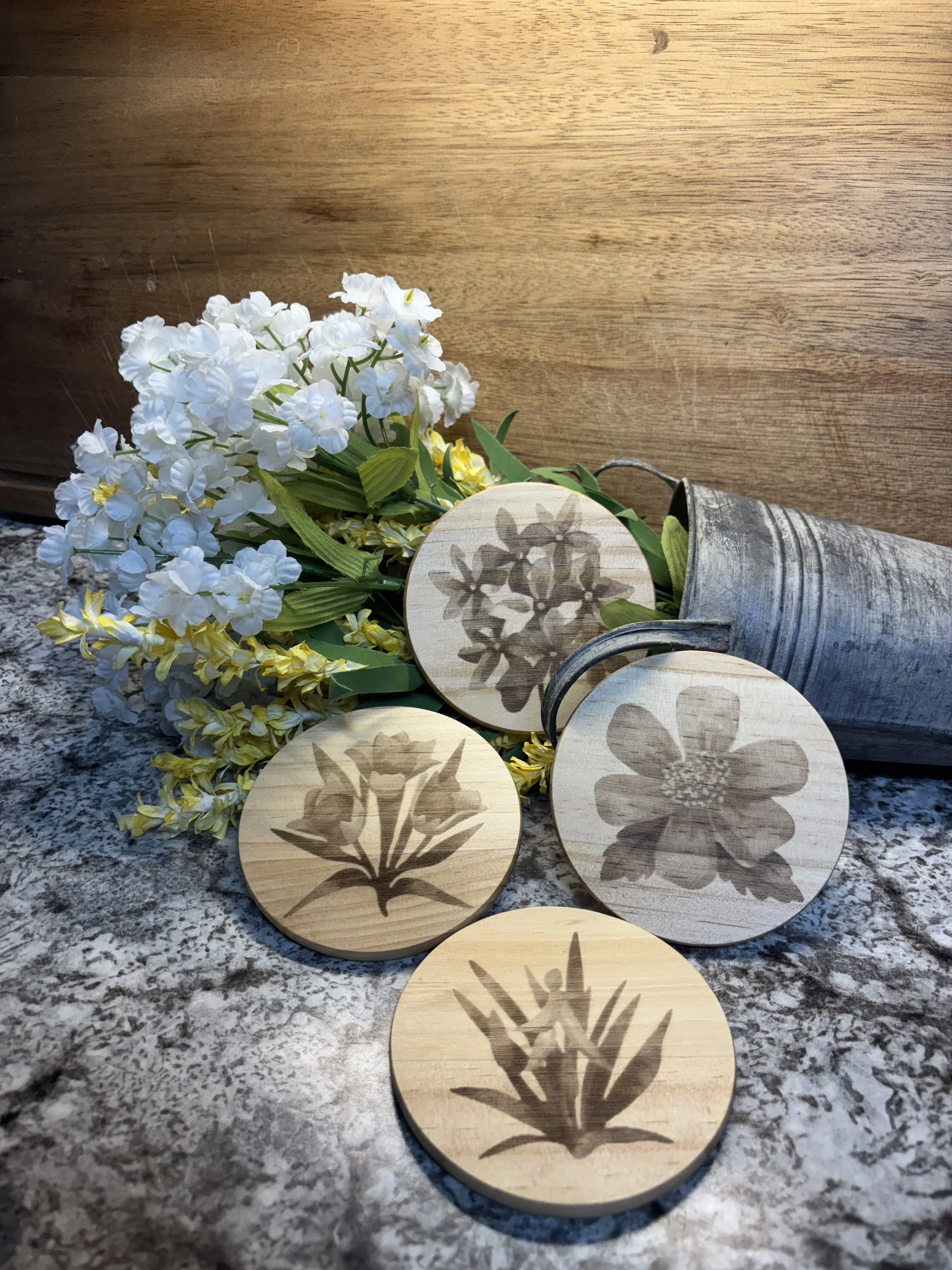 "Flower Collection" Coasters