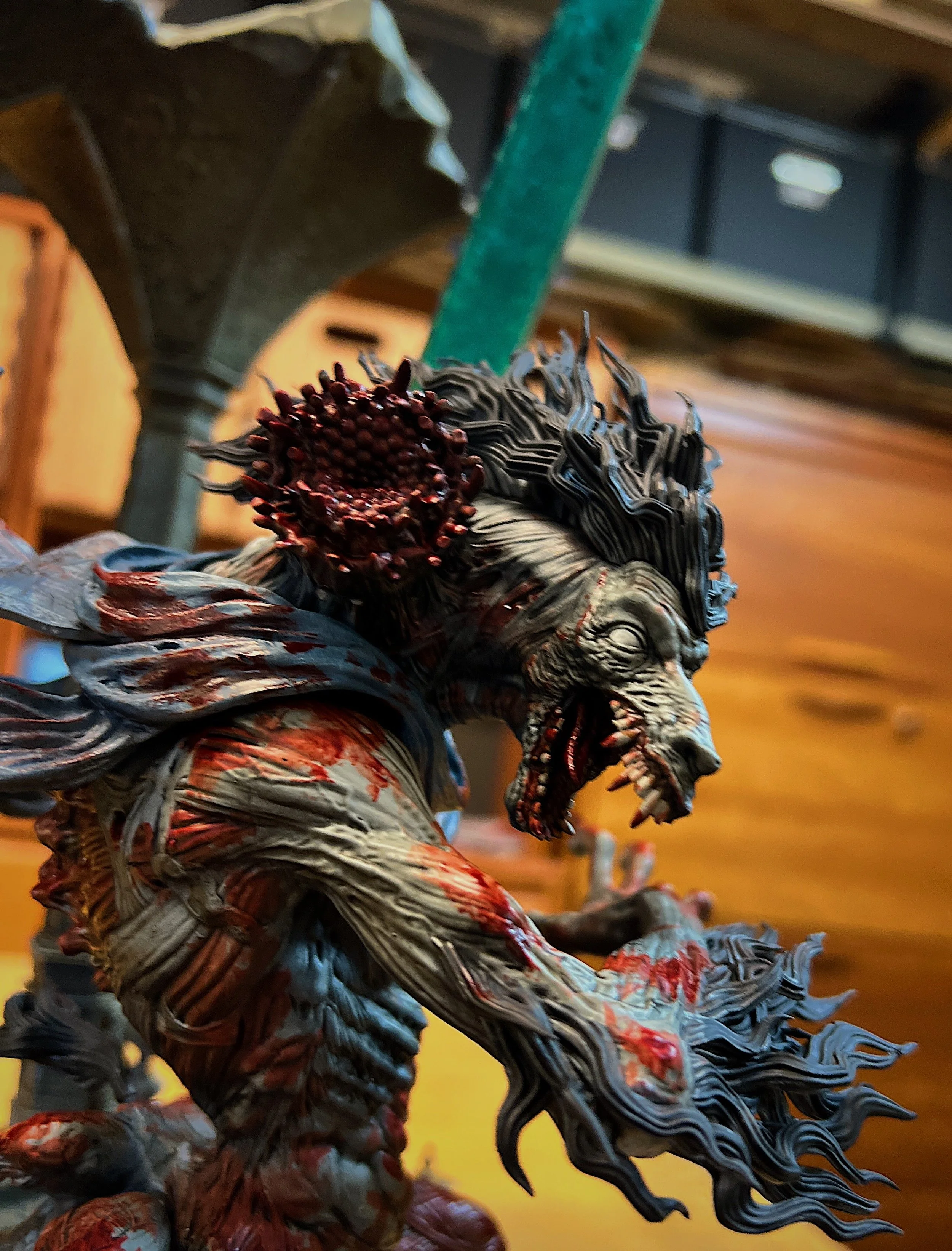 Statue of Ludwig the Accursed from the game Bloodborne (2015) Printed, prepped and painted by me.
