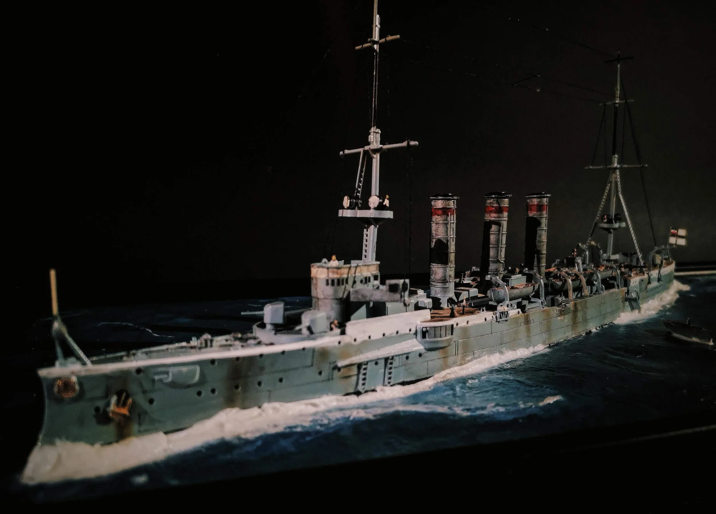1/350 scale SMS Emden Diorama