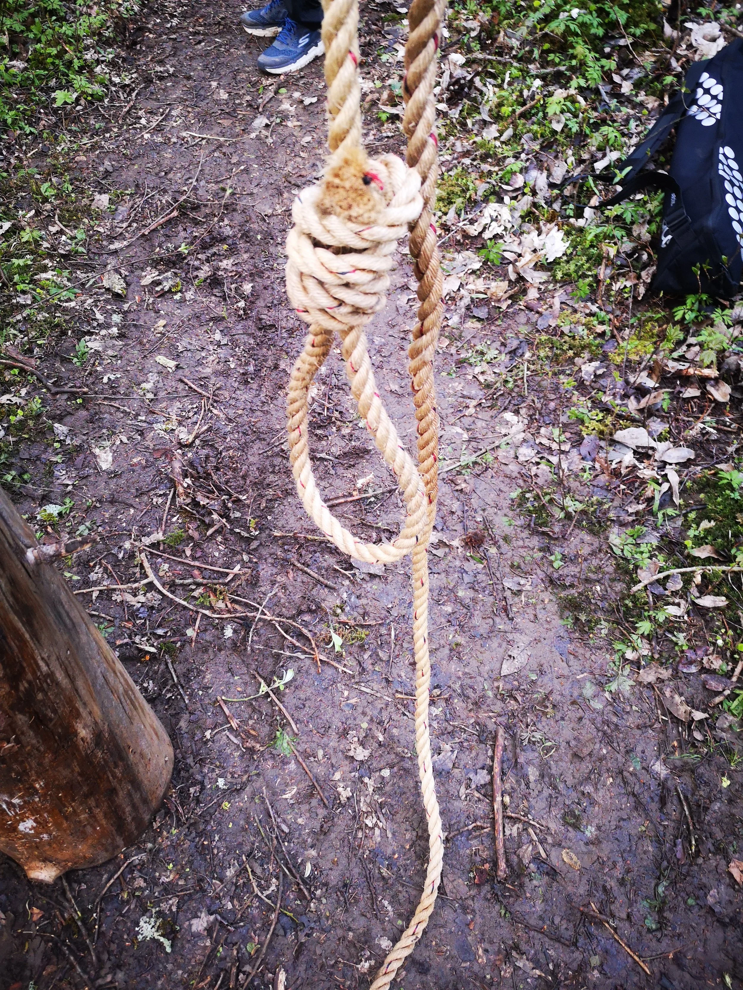 The noose we used for a hanging sequence in Candletree (2023)