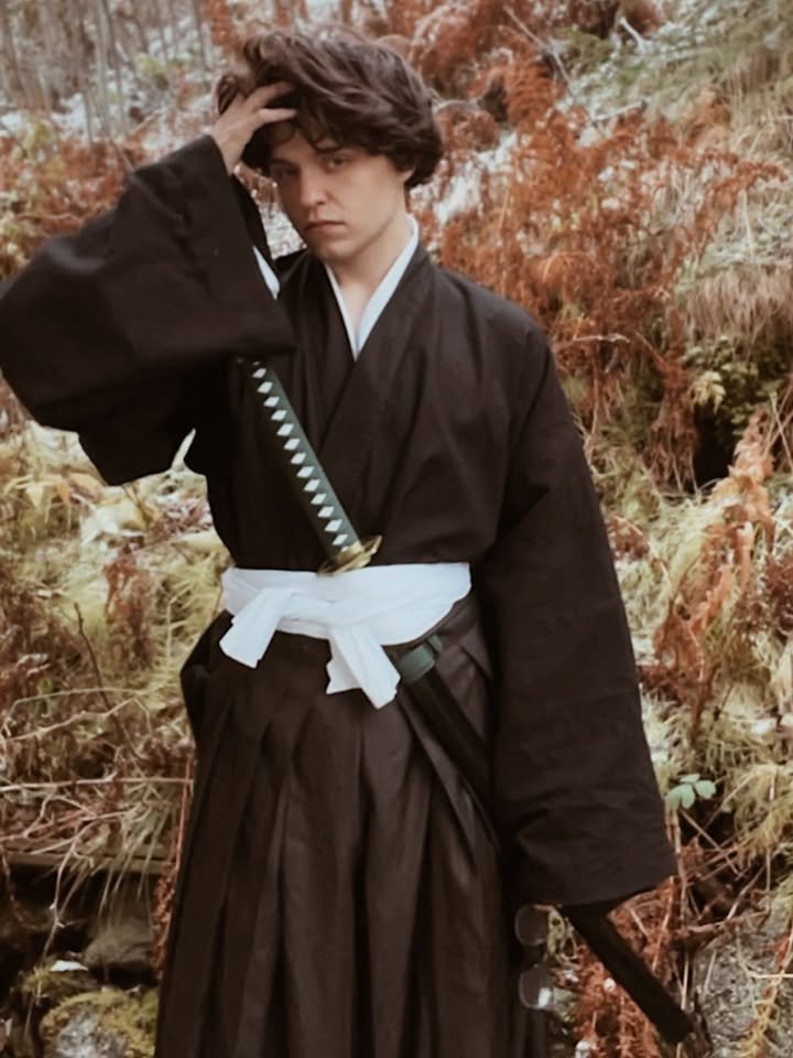 Aizen Sousuke from Bleach (2001) Handsewn Japanese Kimono & Wig Styling by me