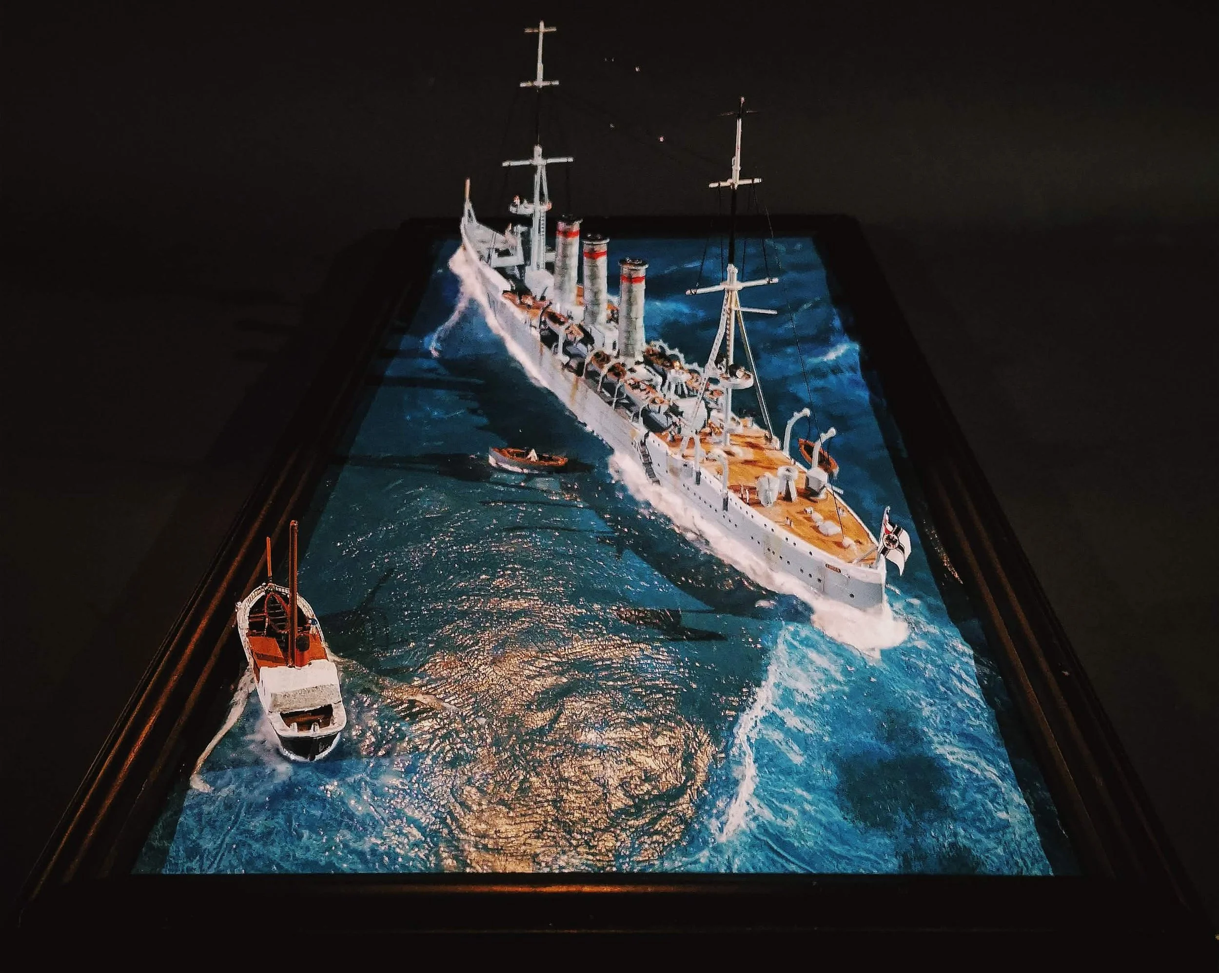 1/350 Scale SMS Emden Diorama