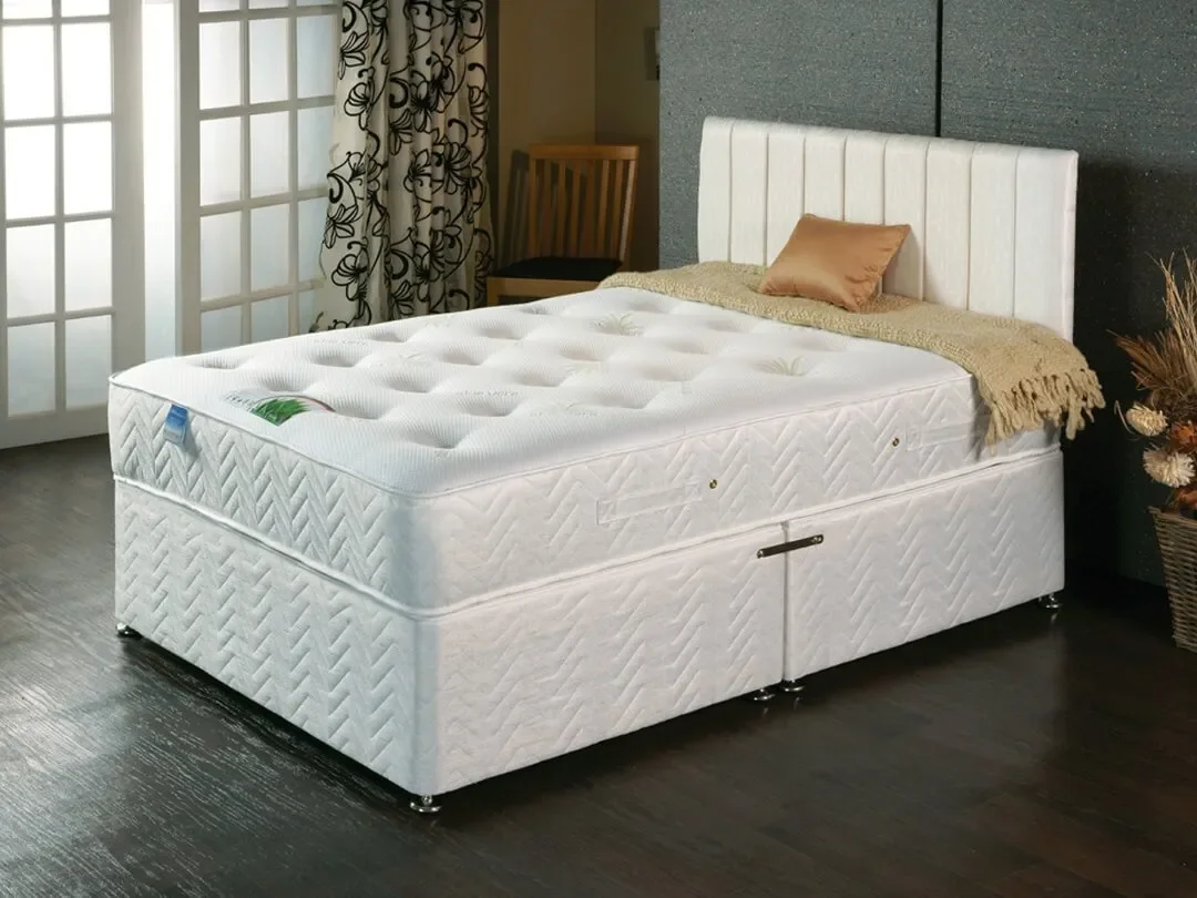 Aloe Vera Memory Foam Mattress - 1000 Pocket Springs - Firmness Rating 7/10