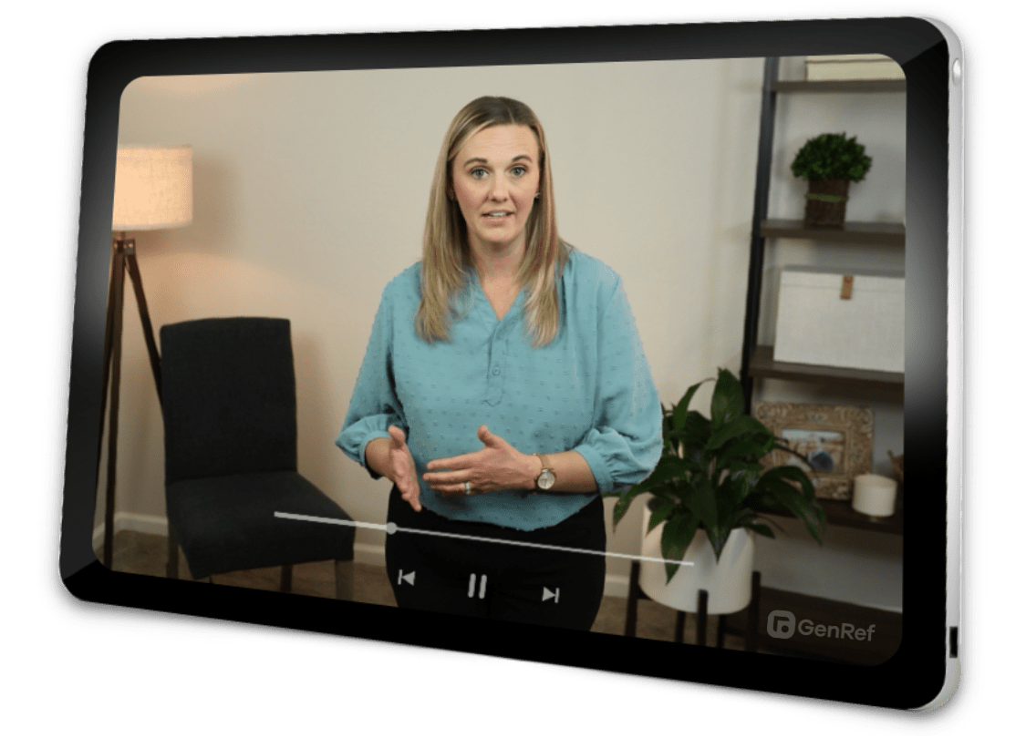 Jessica shown on a tablet