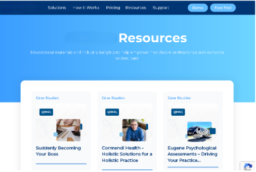 Case study example for a healthcare communications SaaS company