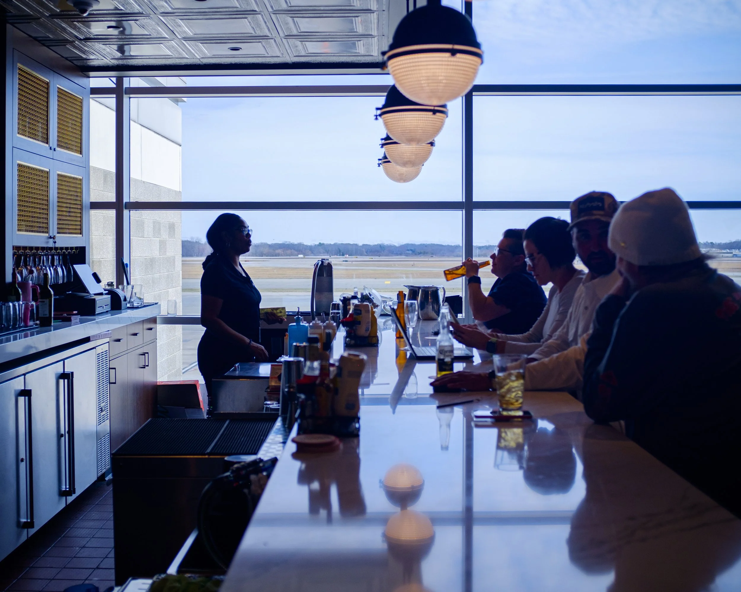 Airport Bar Patrons, April 2026, Warwick, Rhode Island