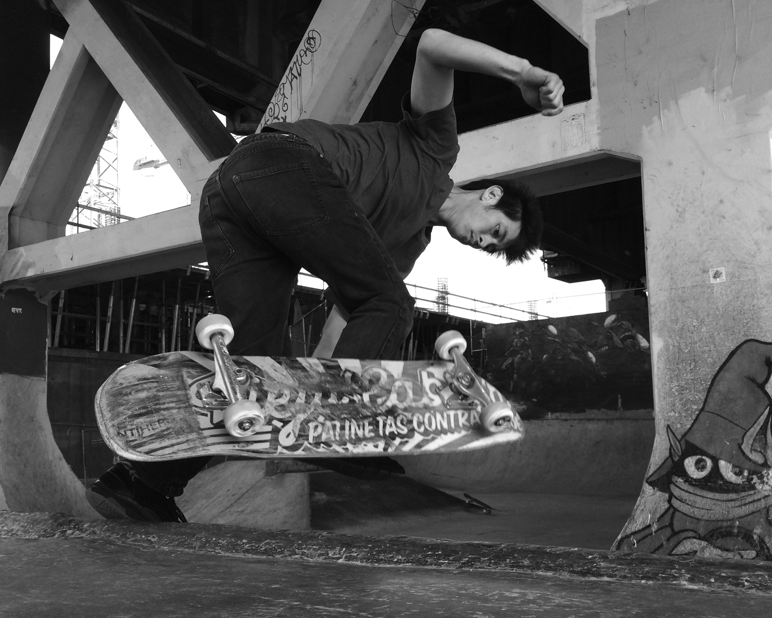 Skateboarder at Burnside, March 2015, Portland, Oregon