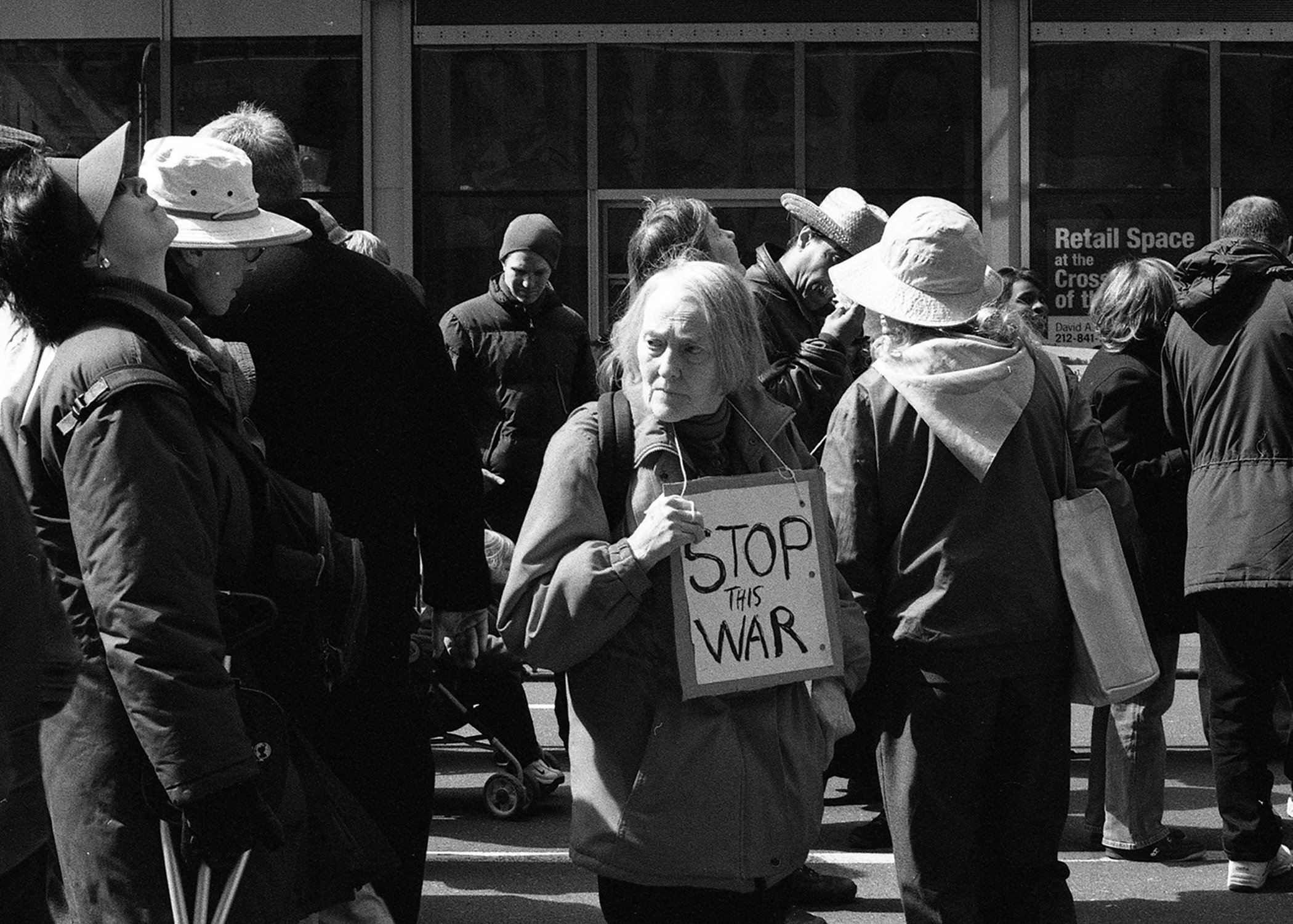 Anti-war Protester, March 2005, New York City, New York
