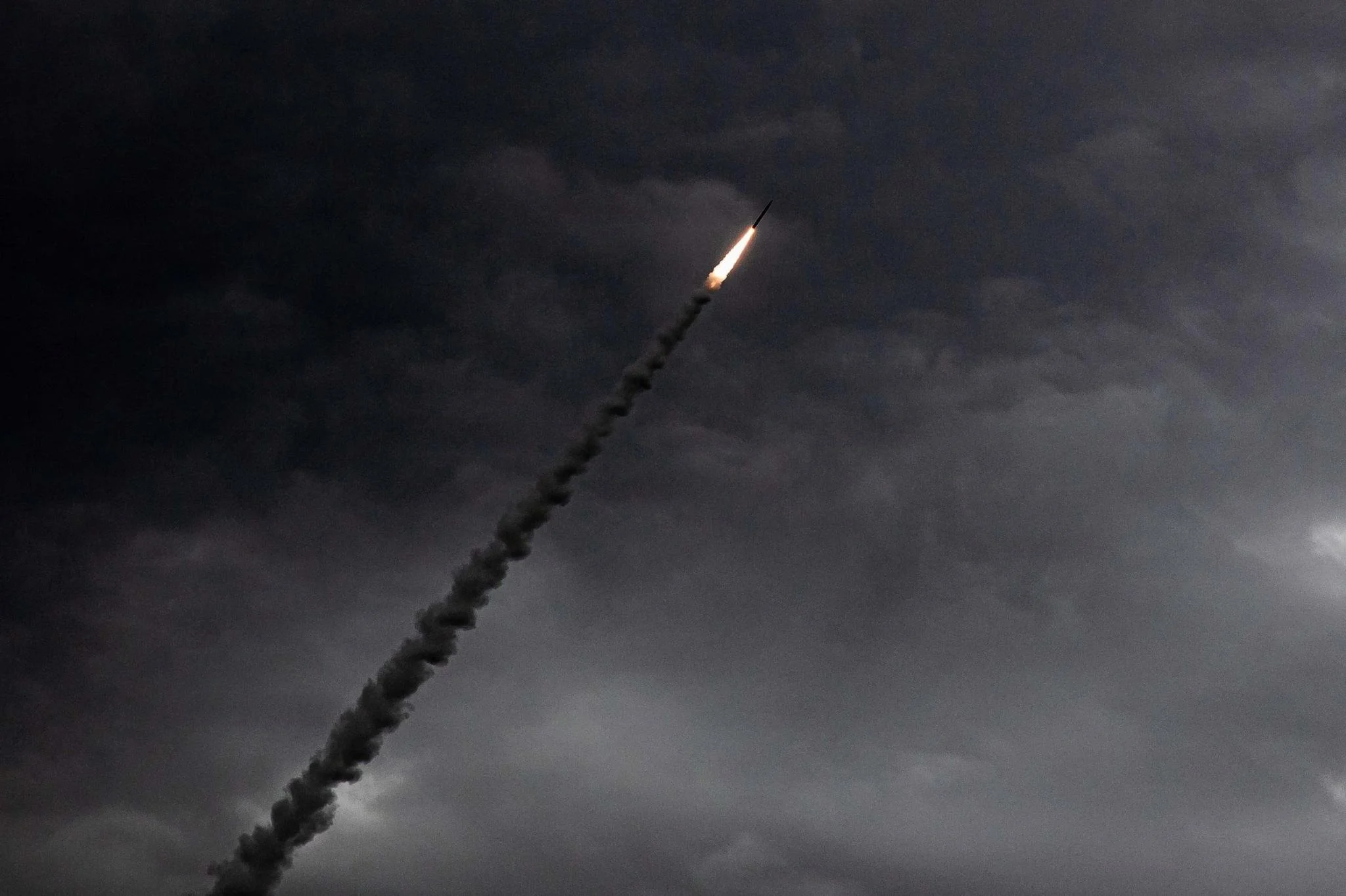 U.S. forces conduct air defense operations in the U.S. Central Command area of responsibility during Operation Epic Fury, April 2, 2026. (U.S. Army photo)