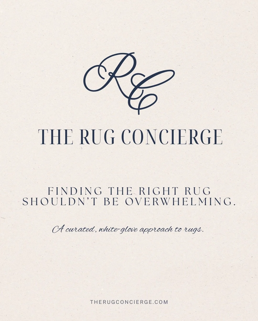 Rugs are foundational &mdash; not finishing touches.

The Rug Concierge was created to simplify a process that&rsquo;s often confusing, expensive, and overwhelming. We guide clients through every step &mdash; from size and material to sourcing and de