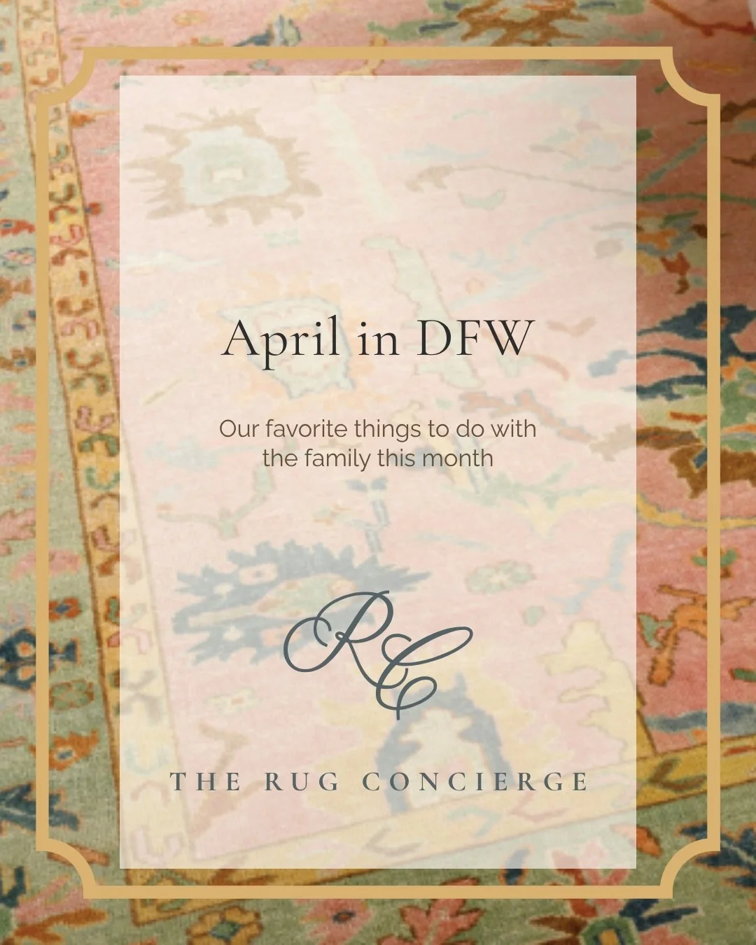 Spring is here and DFW is blooming &mdash; inside and out 🌿 While you&rsquo;re out exploring all the beauty this April has to offer, don&rsquo;t forget that your home deserves the same refresh.
Our April DFW family-friendly picks:
🌸 Dallas Blooms a