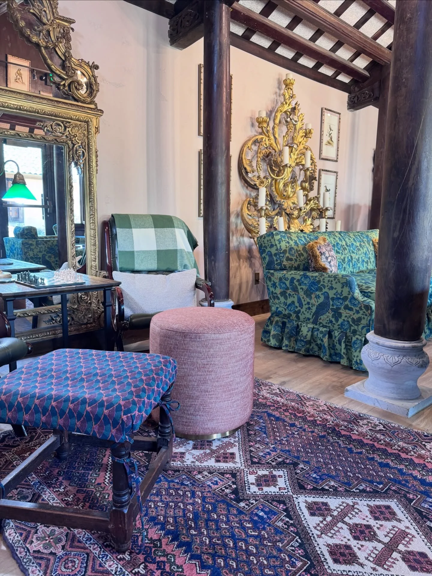 Vacation finds. ✨

One of my favorite design details at Camp Lucy&rsquo;s Folklore Spa was the collection of antique and vintage rugs layered throughout the property. The color, texture, and character are a reminder that the best rooms start from the