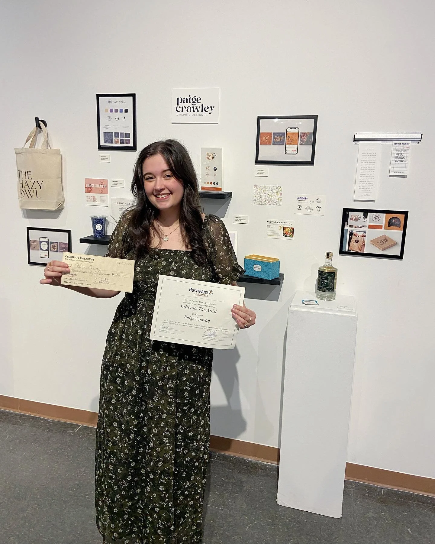 I am so excited to announce that I received the second place award in the 15th Annual Michael V. Gmitter Celebrate the Artist scholarship competition! 

Being a part of this show was an amazing opportunity to exhibit my work alongside 13 very talente