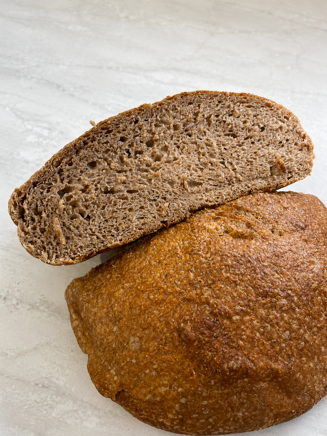 100% Whole Wheat Sourdough