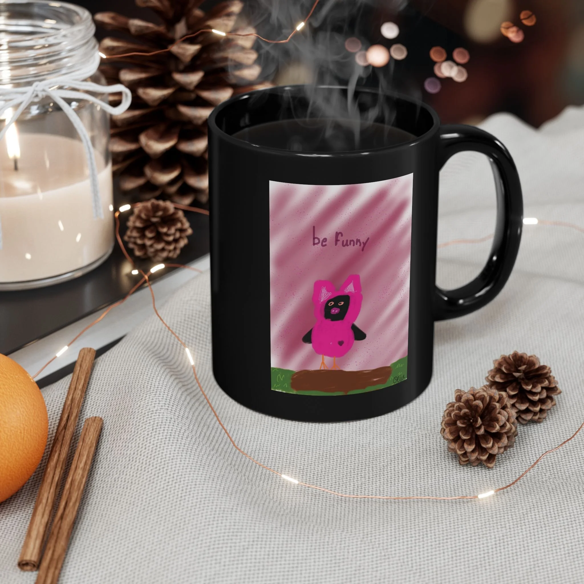 be funny penguin mug