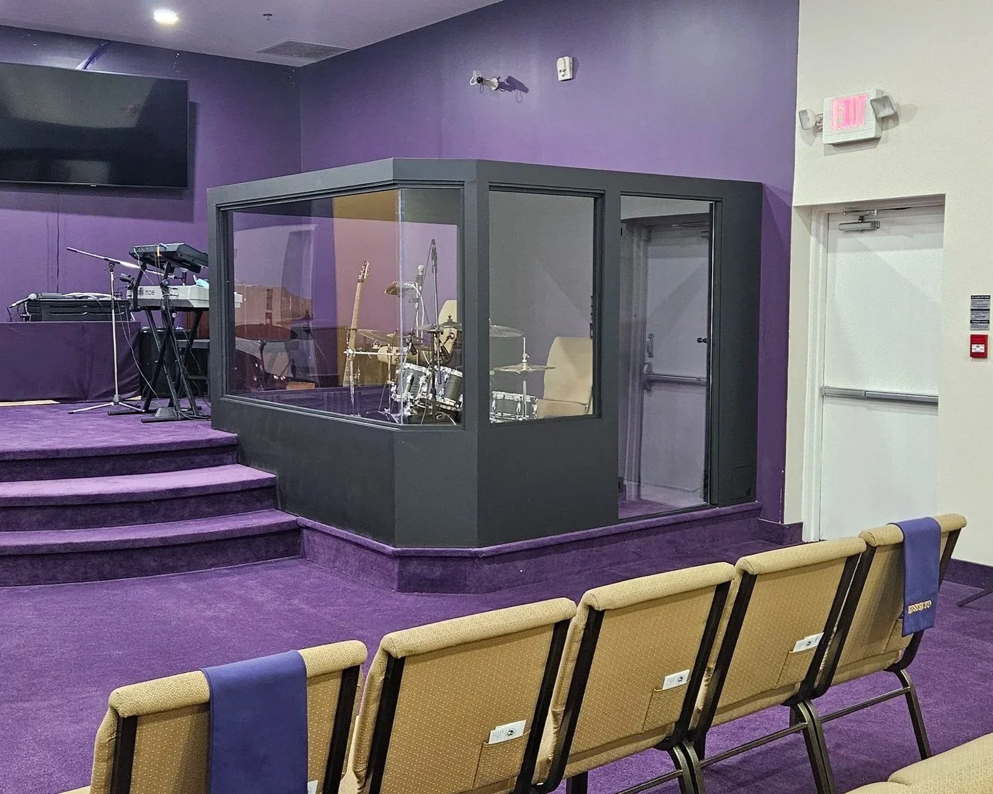 Sonic Citadel - Drum Enclosure & Stage Addition
@Miracle Center Ministries