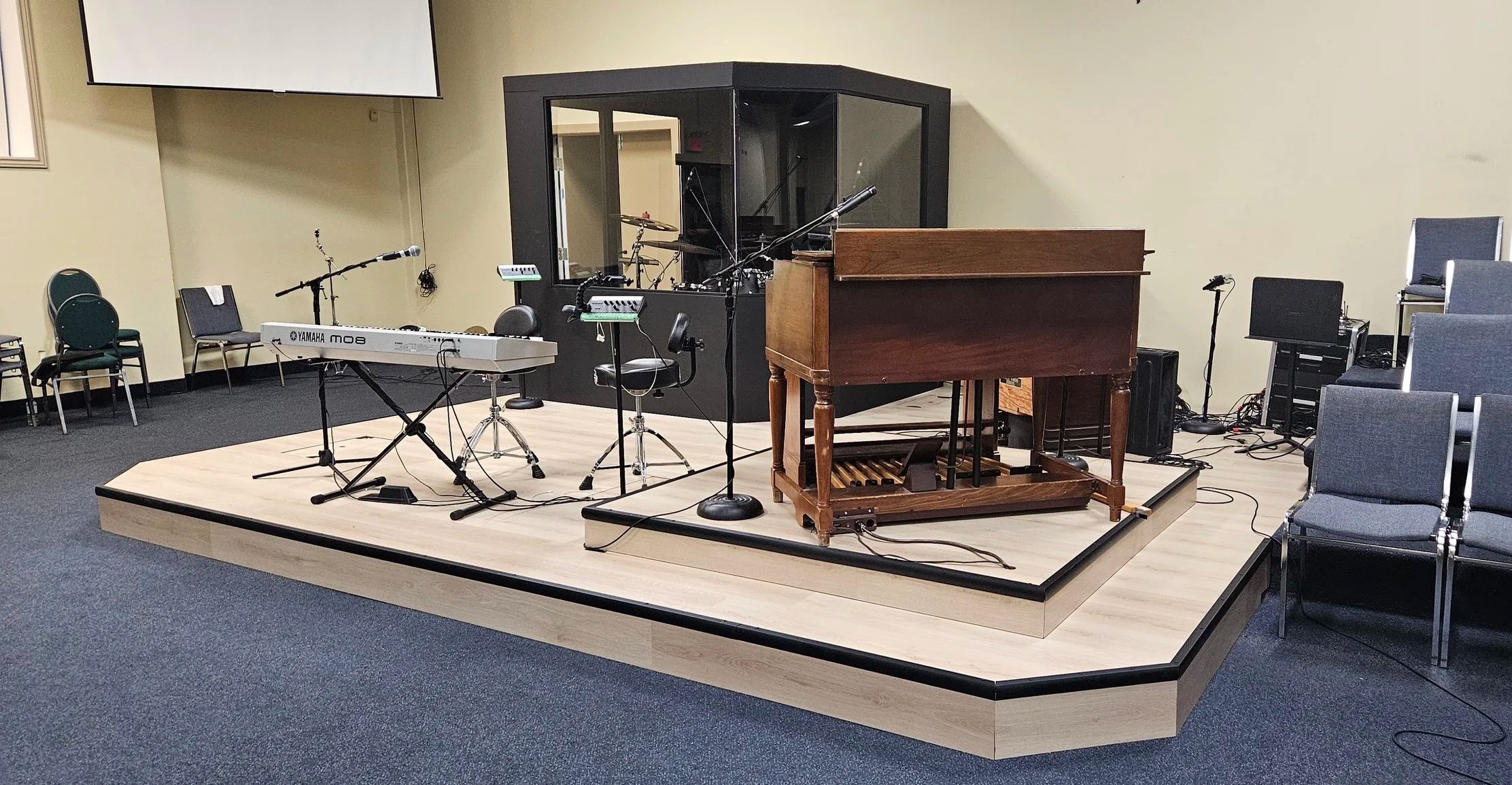 Drum Enclosure & Stage Rebuild
@Bethlehem United Church Apostolic - Toronto