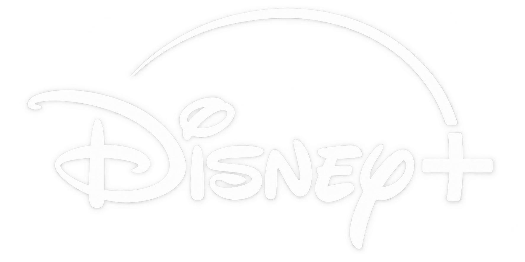 A neon sign of the Disney logo with the word 'Disney' in stylized cursive and a small Mickey Mouse silhouette, all in white with a gray glow.