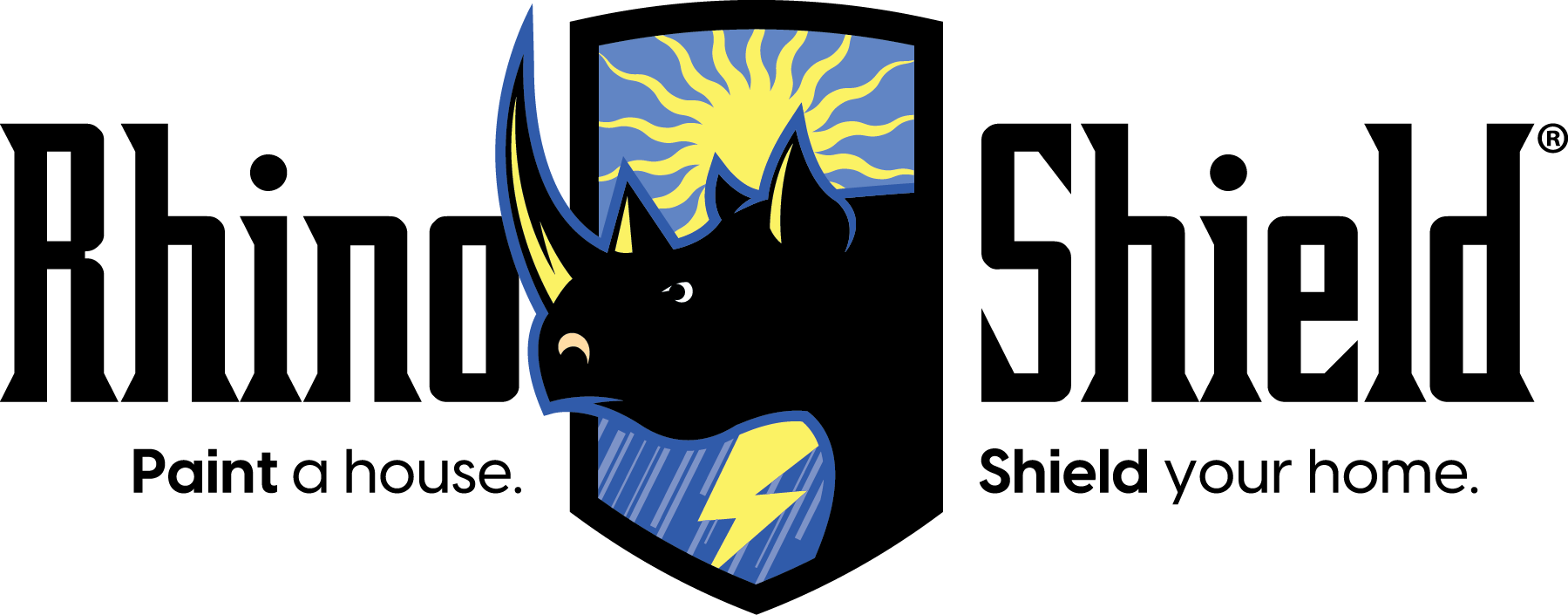 Rhino mascot logo before being transformed into an animated character