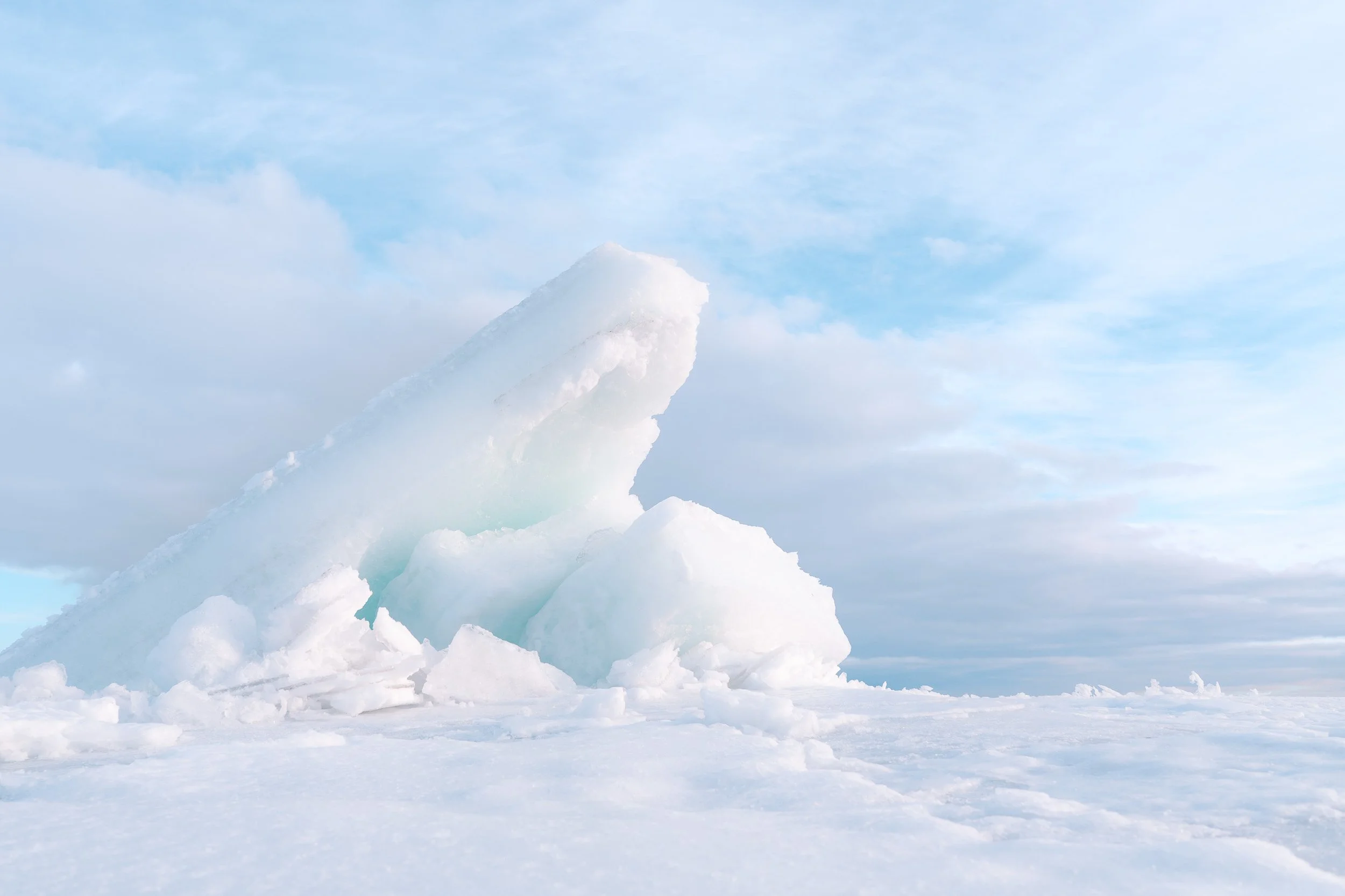 Die Farbe von Schnee & Eis