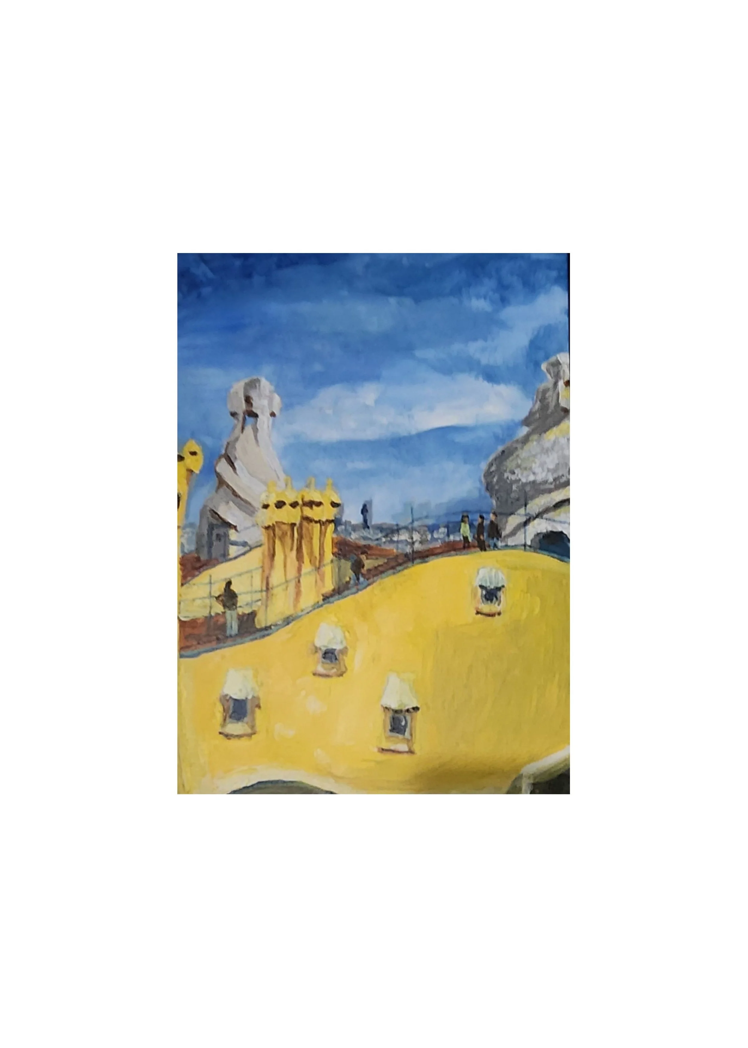 ROOF DETAIL AT CASA MILA