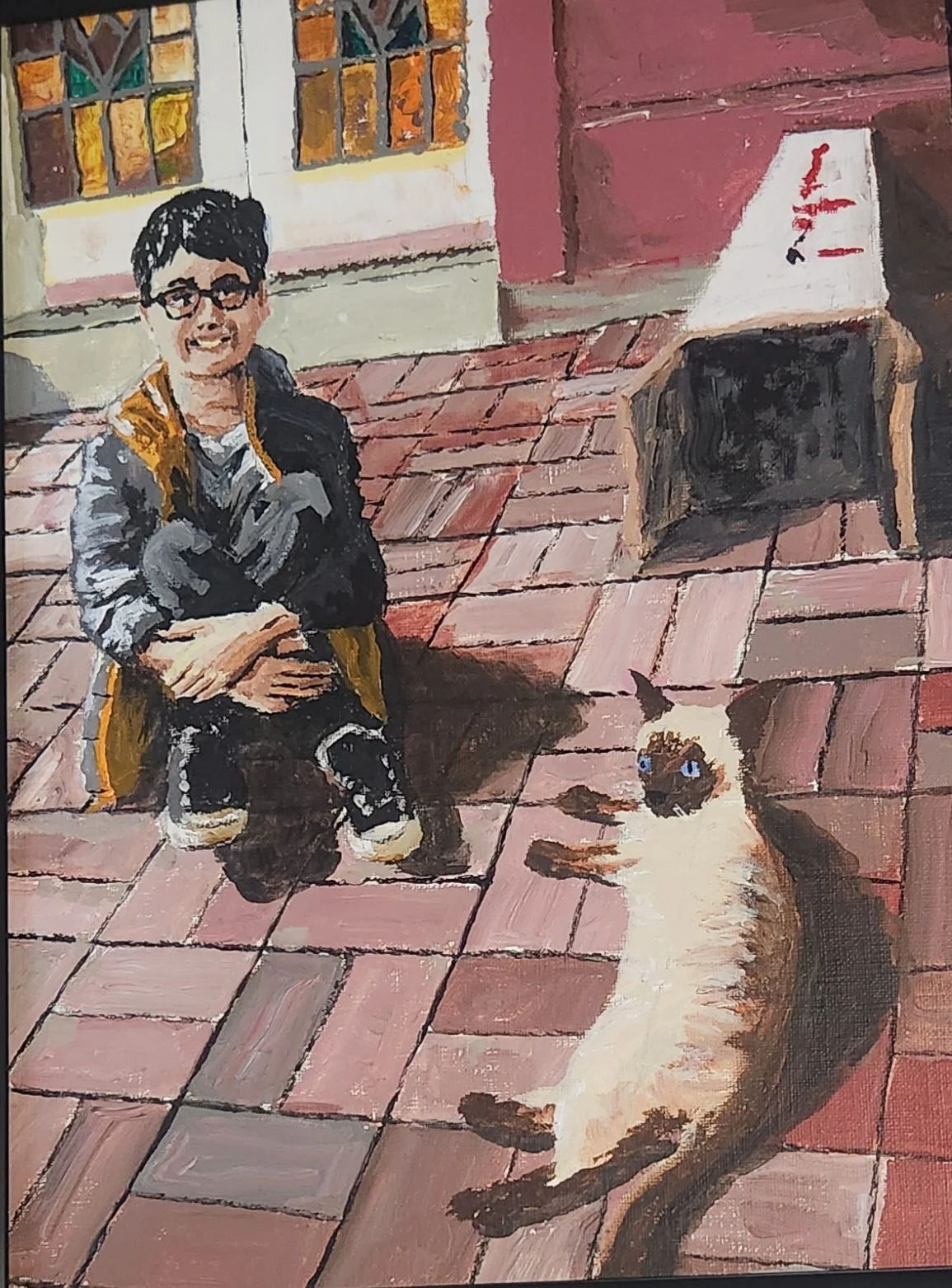 THE BOY AND THE CAT