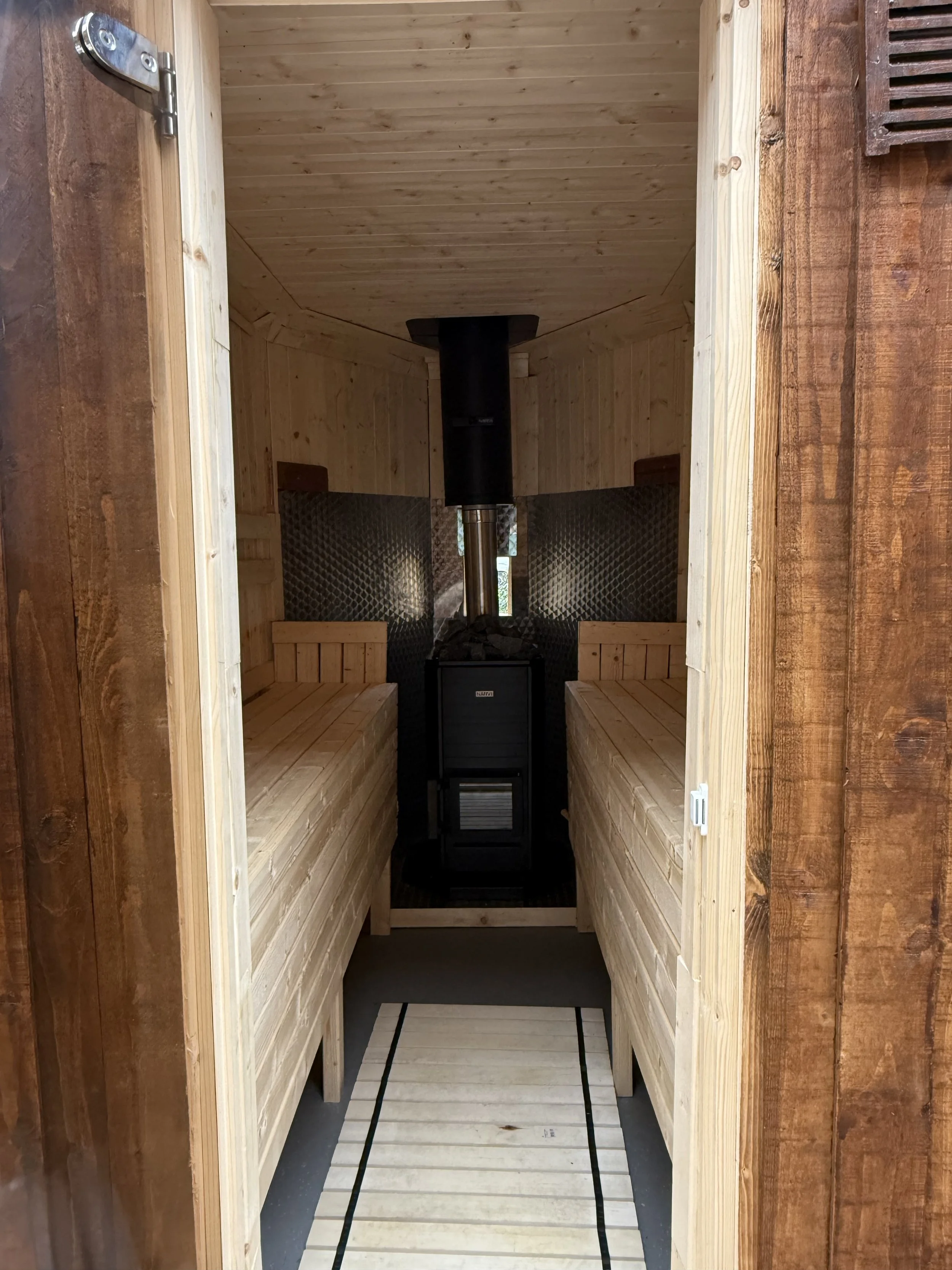 30 minute Campsite sauna session