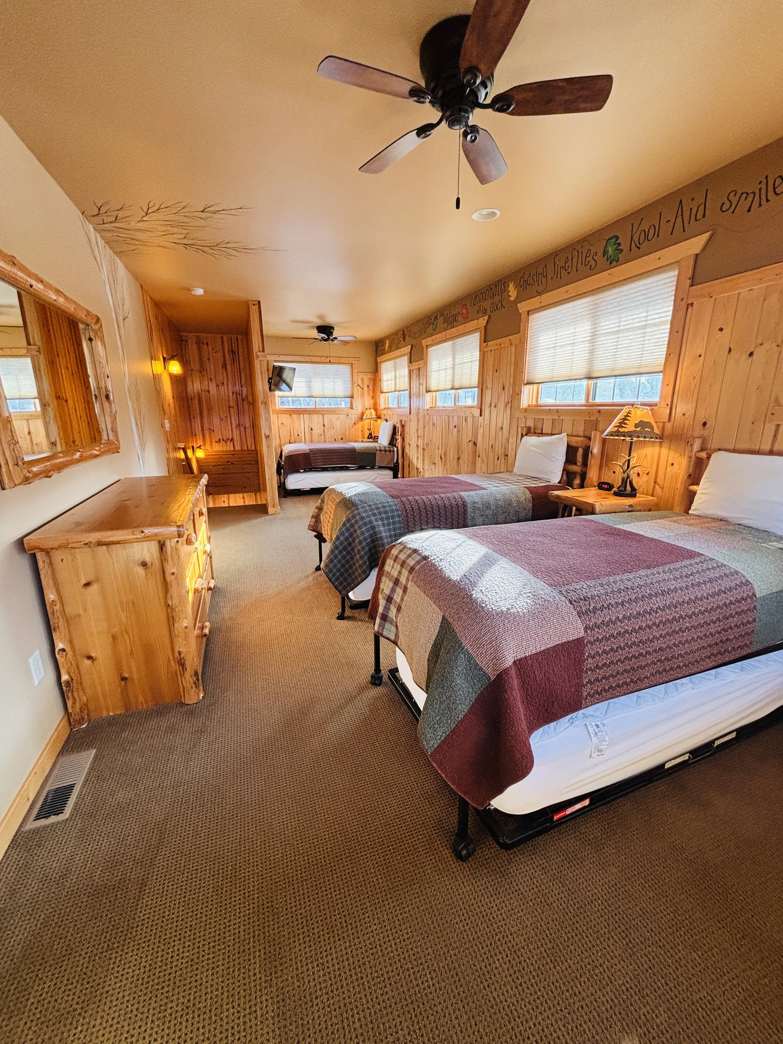 BEDROOM 4 - Third Floor: 3 Twin Beds / 3 Twin Trundle Beds