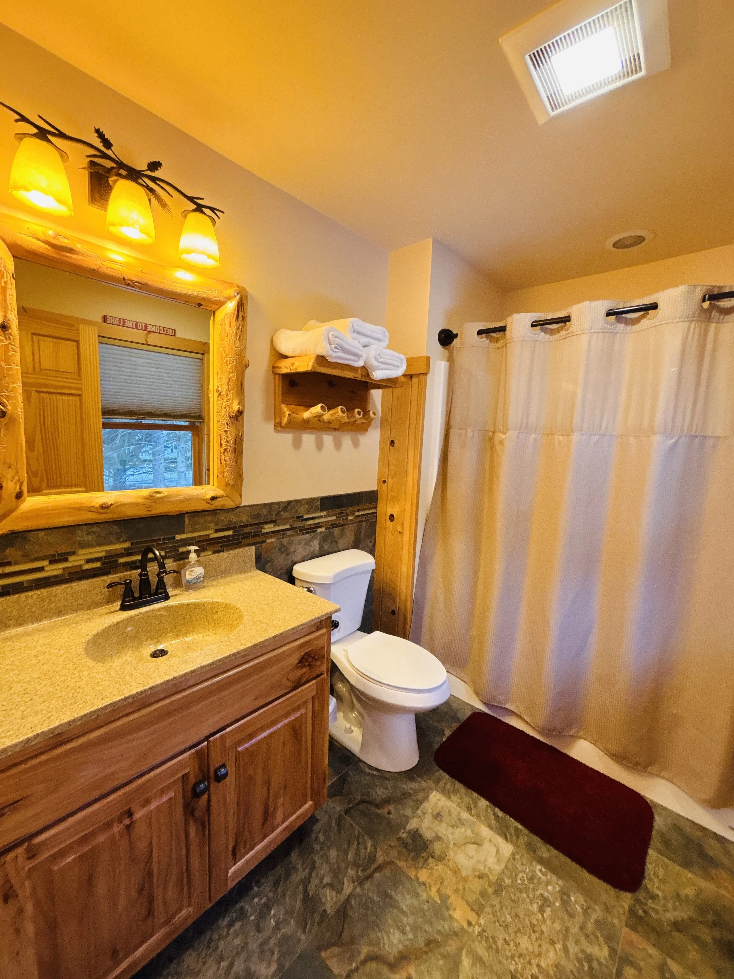 BEDROOM 2 - Second Floor: King Suite Bathroom / Shower-Tub Combo